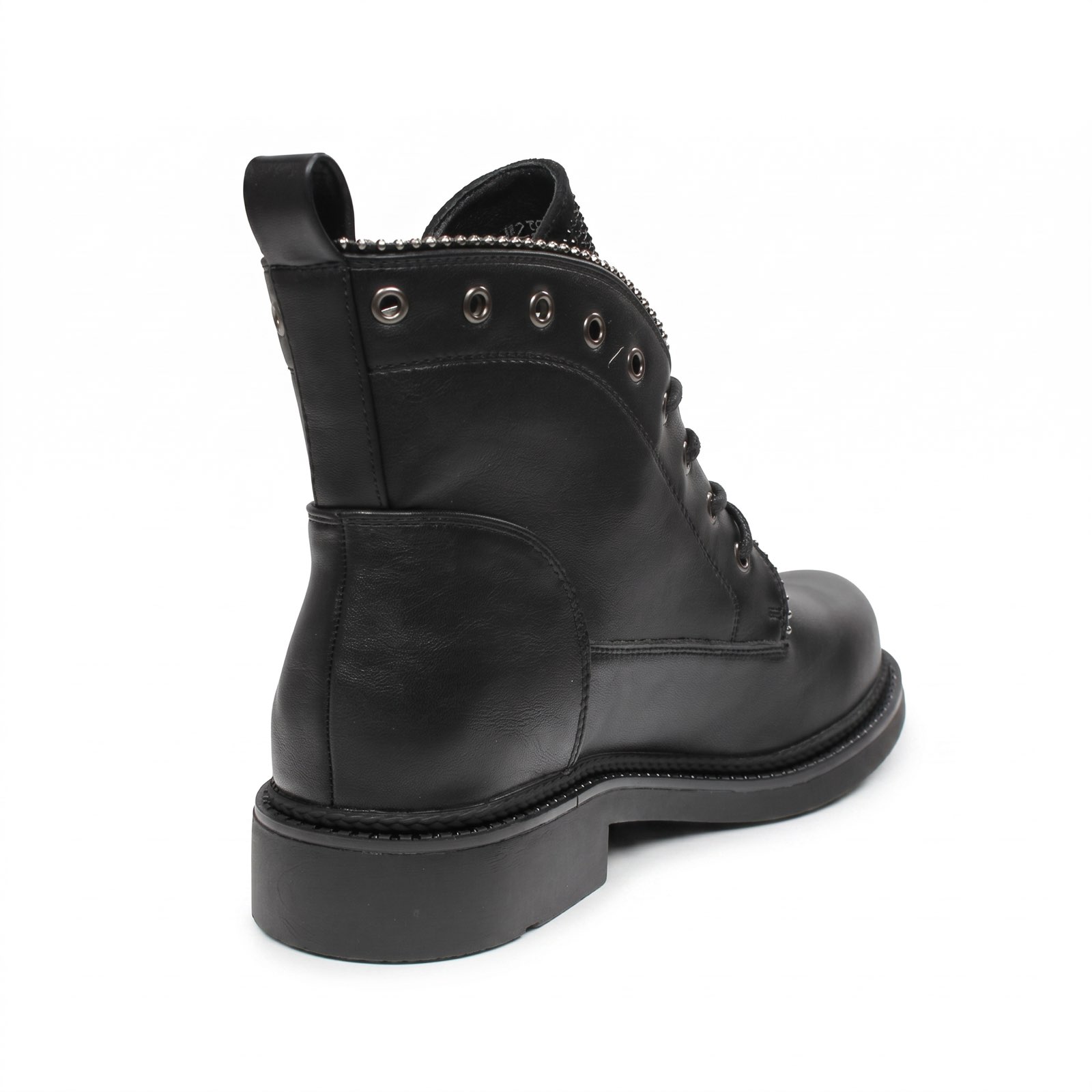 GALIA Bottines en matière synthétique ornées de strass Femme noir Photo 6