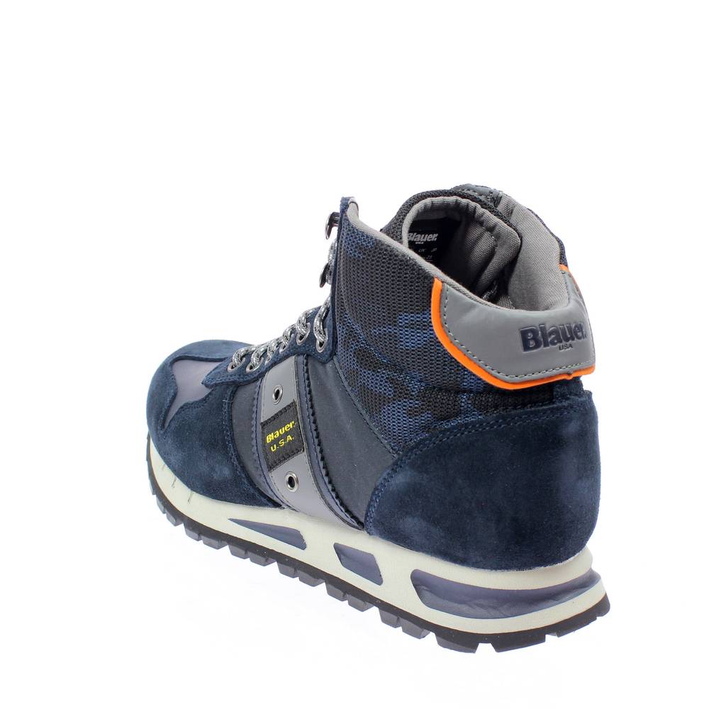 BLAUER Mustang Mid - Sneakers Alte blu Sneakers Casual Uomo MUSTANG05
