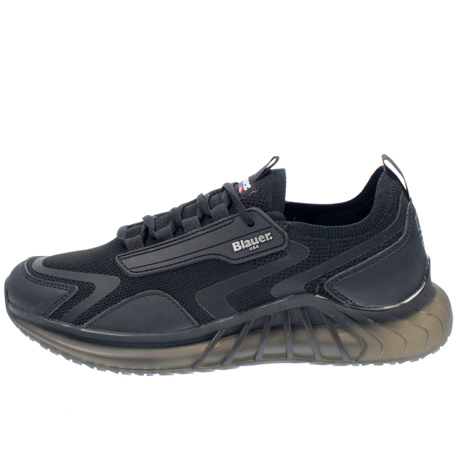 BLAUER Crush - Urban Sneakers Man black Photo 3