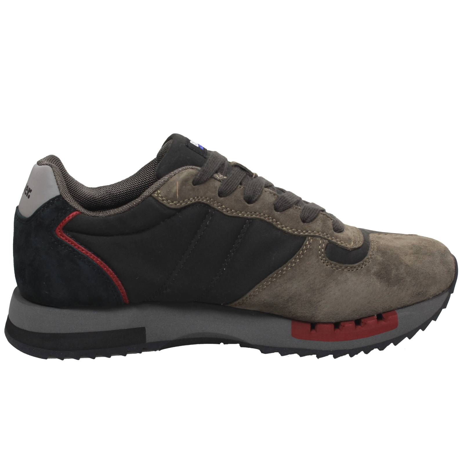 BLAUER Queens - Low Sneakers in Suede Man black Photo 2