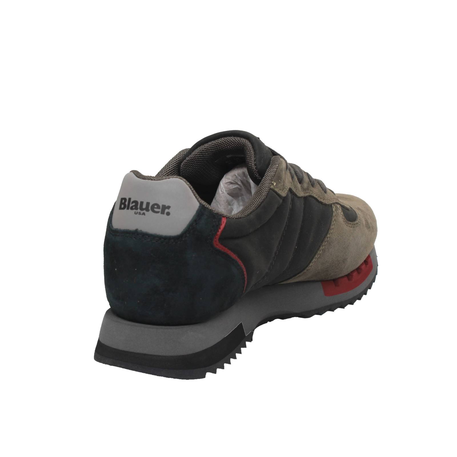 BLAUER Queens - Low Sneakers in Suede Man black Photo 4