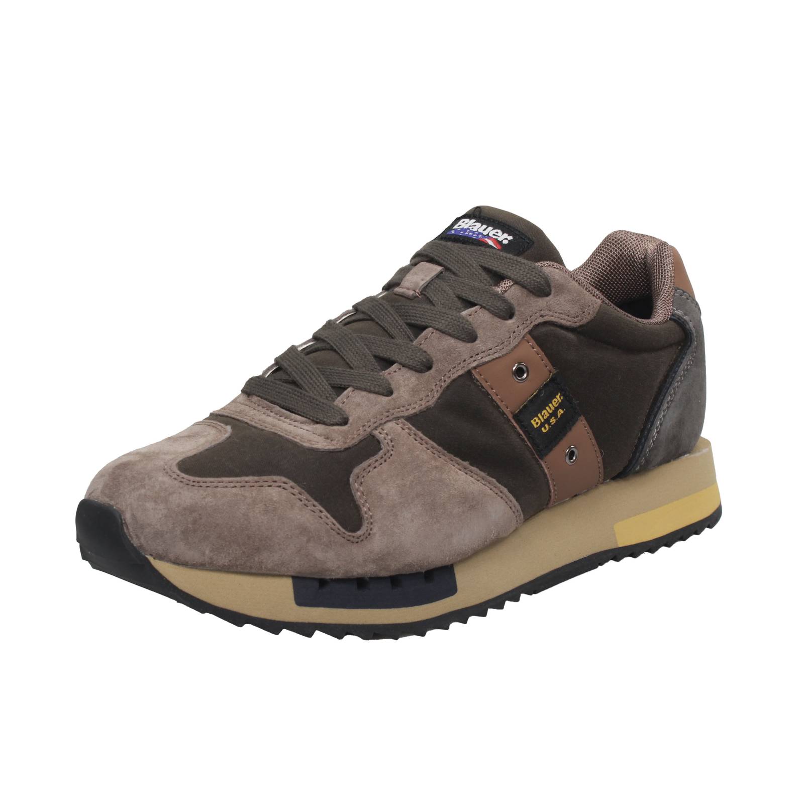 BLAUER Queens - Low Sneakers in Suede Man green Photo 1