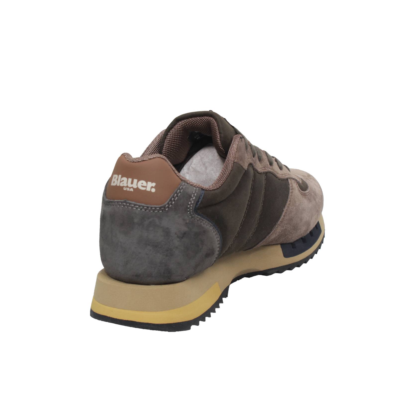 BLAUER Queens - Low Sneakers in Suede Man green Photo 4