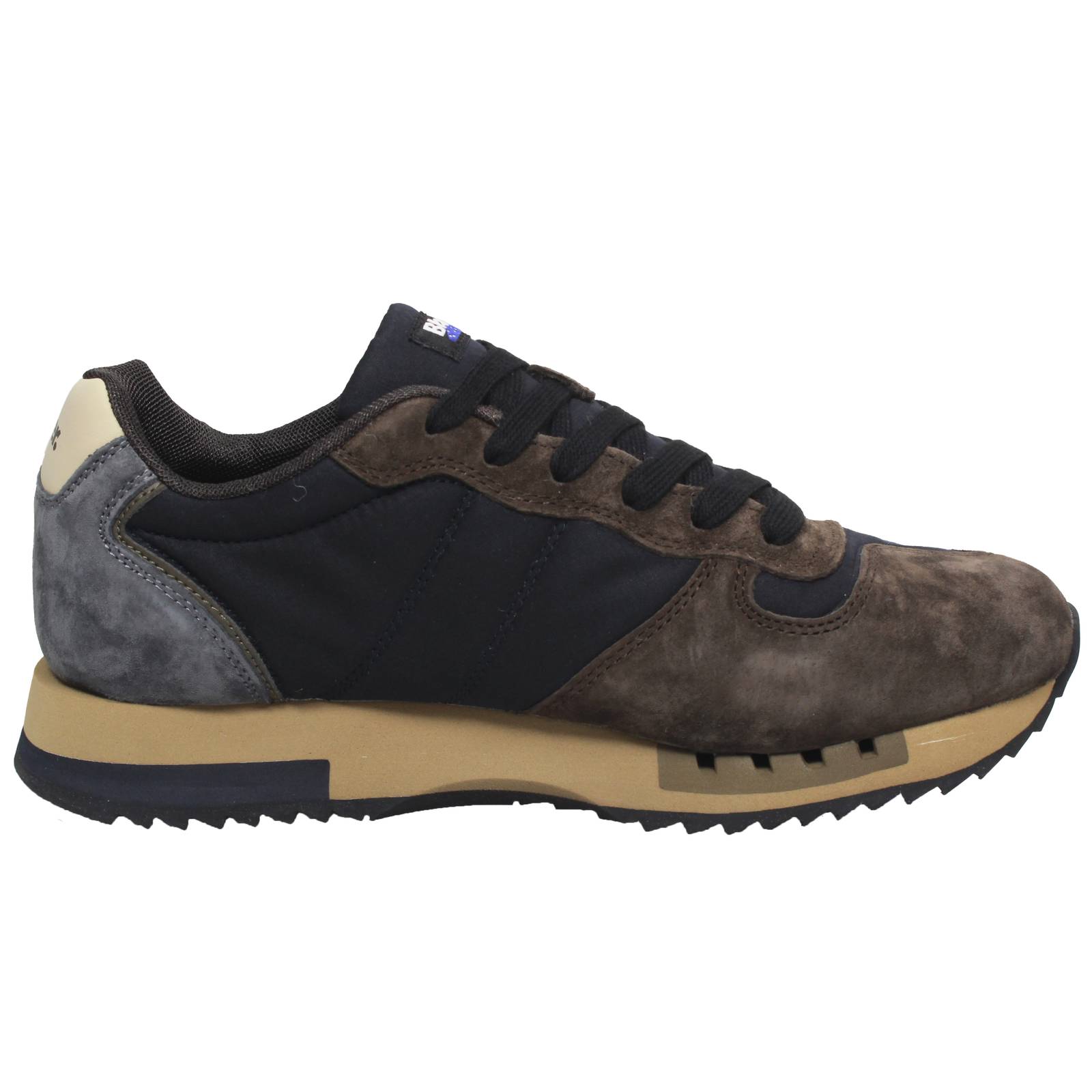 BLAUER Queens - Low Sneakers in Suede Man blue Photo 2