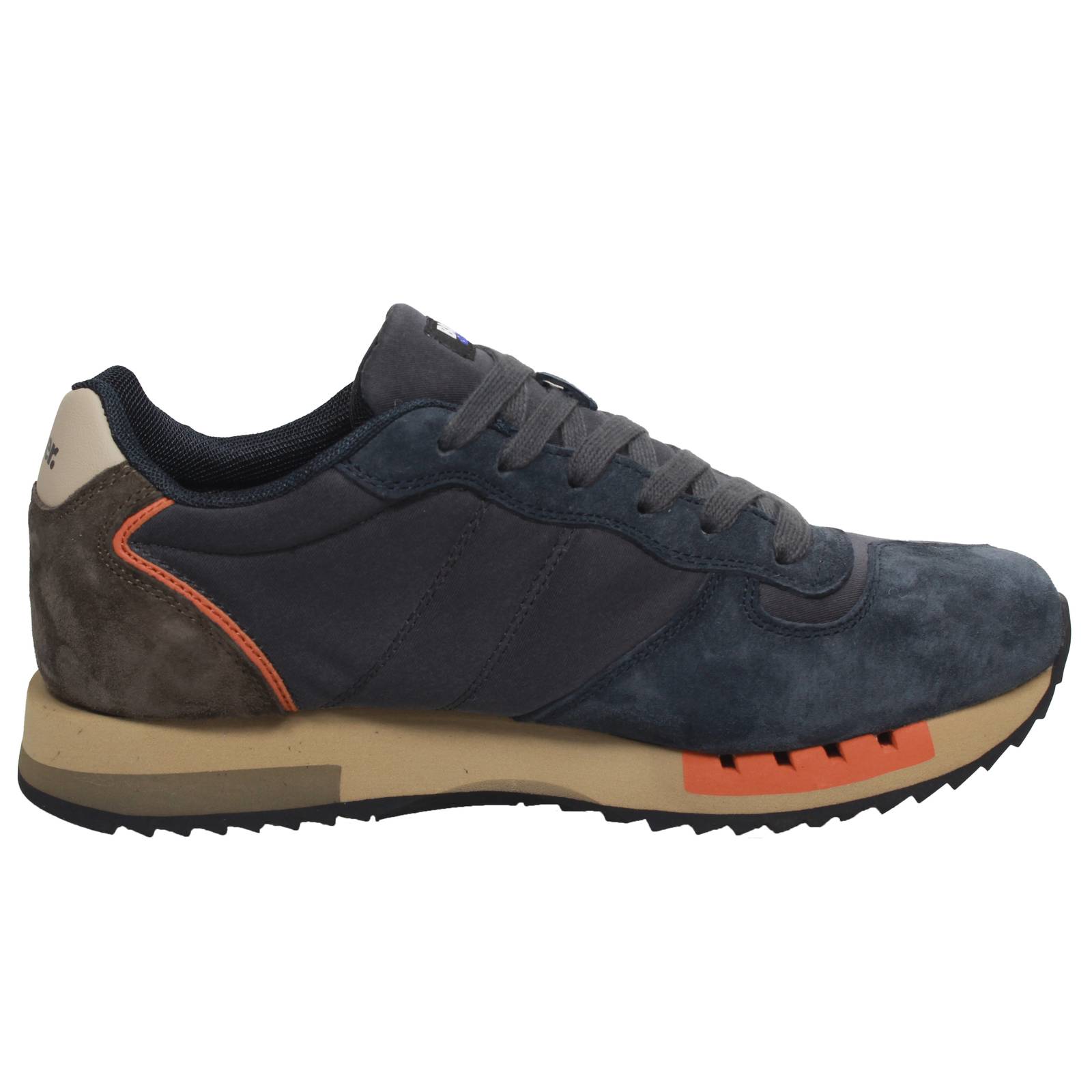 BLAUER Queens - Low Sneakers in Suede Man blue Photo 2