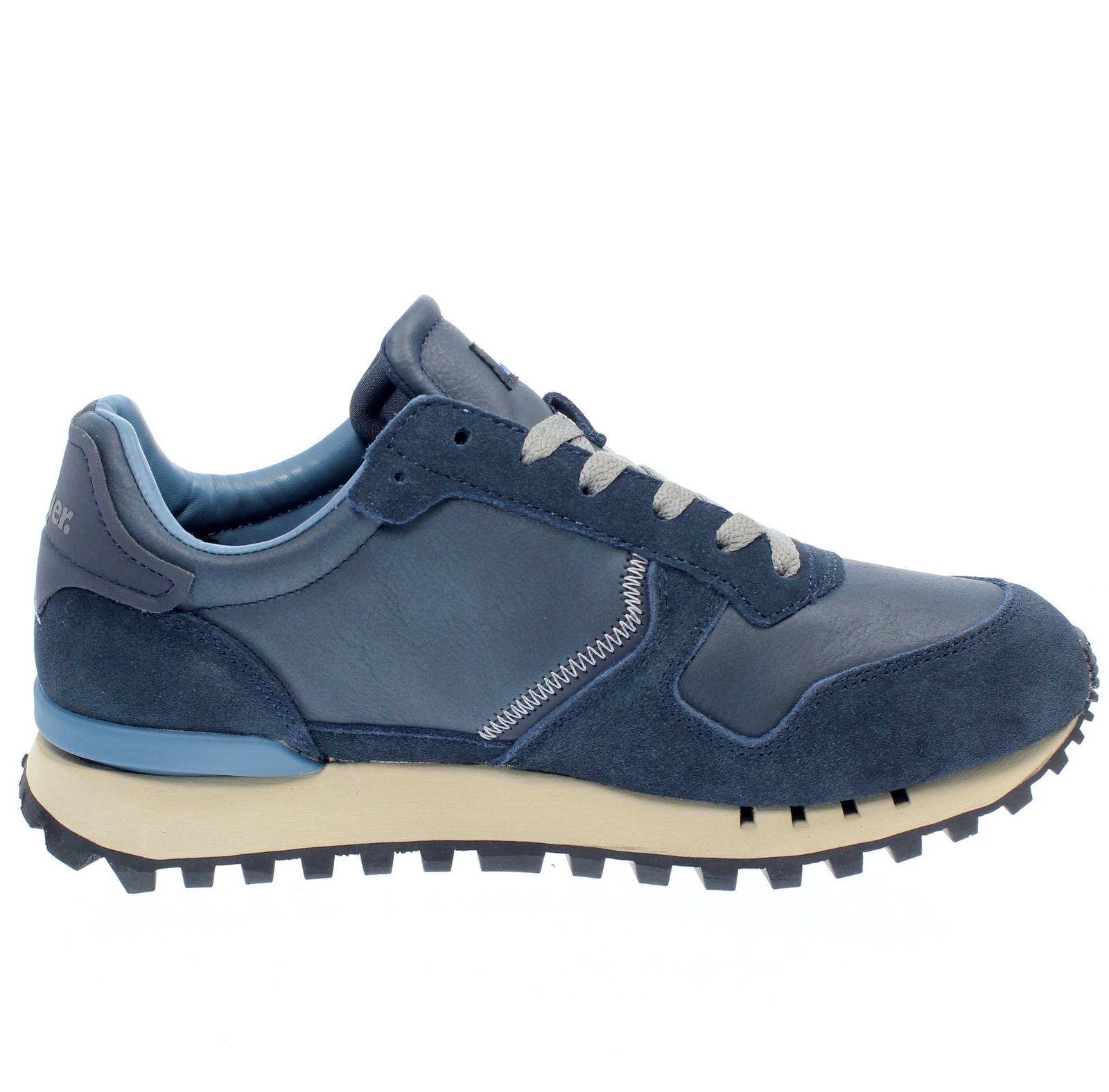Blauer Dixon Sneakers Basse In Suede Blu Taglia 45 Scarpe Uomo Sneakers