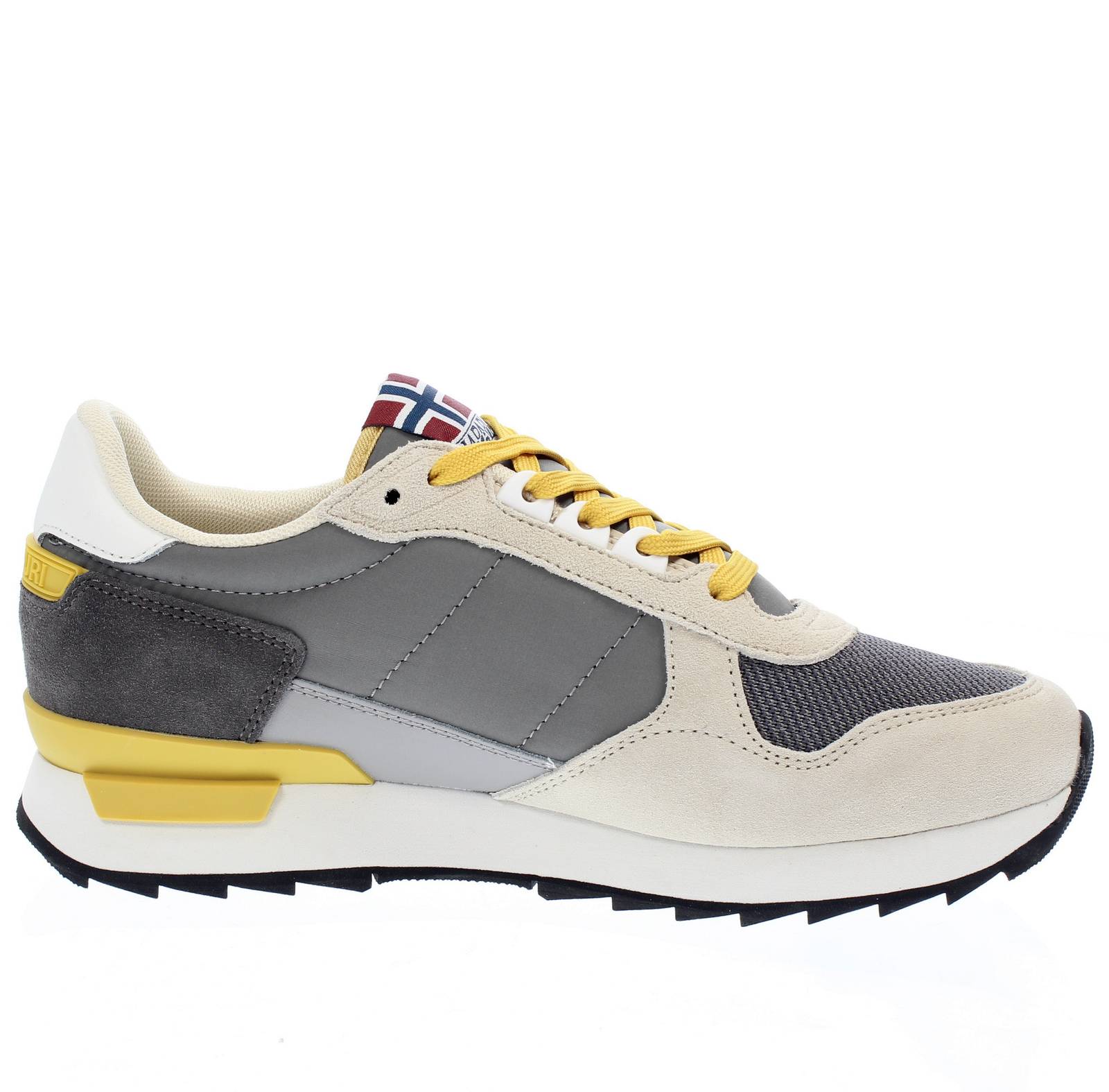 NAPAPIJRI Stab - Sneakers basse in Suede e tessuto Uomo grigio Foto 2