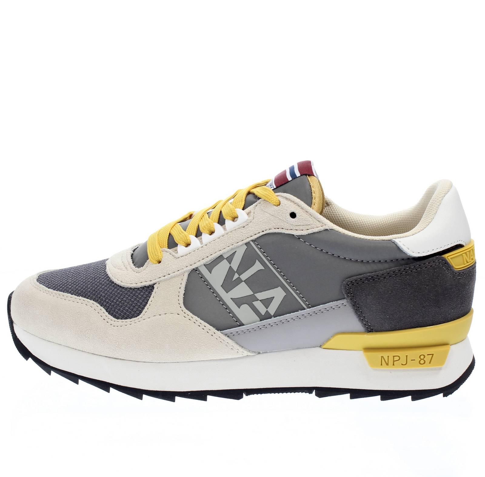 NAPAPIJRI Stab - Sneakers basse in Suede e tessuto Uomo grigio Foto 3