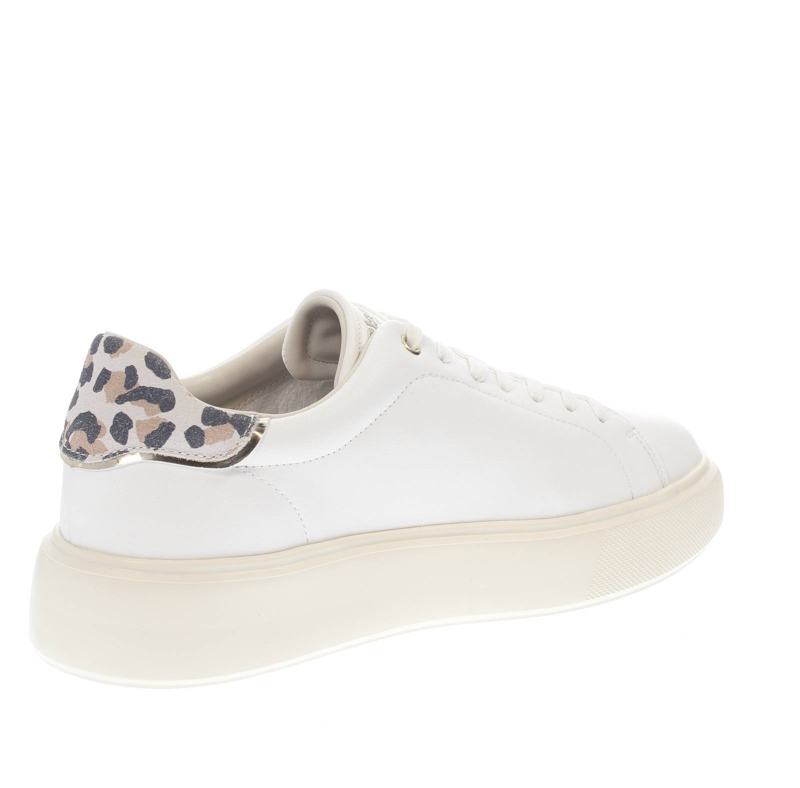 BLAUER Venus - Leather Platform Sneakers Woman white Photo 4