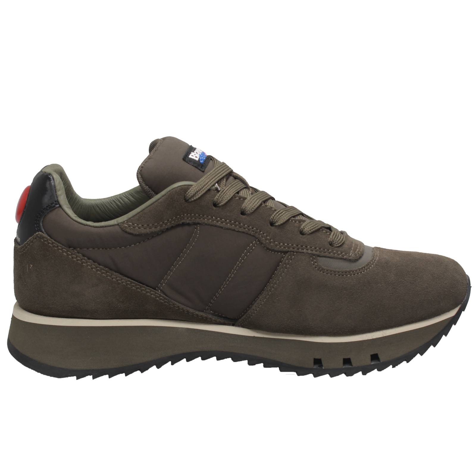 BLAUER Tokyo- Low Sneakers in Suede Man green Photo 2