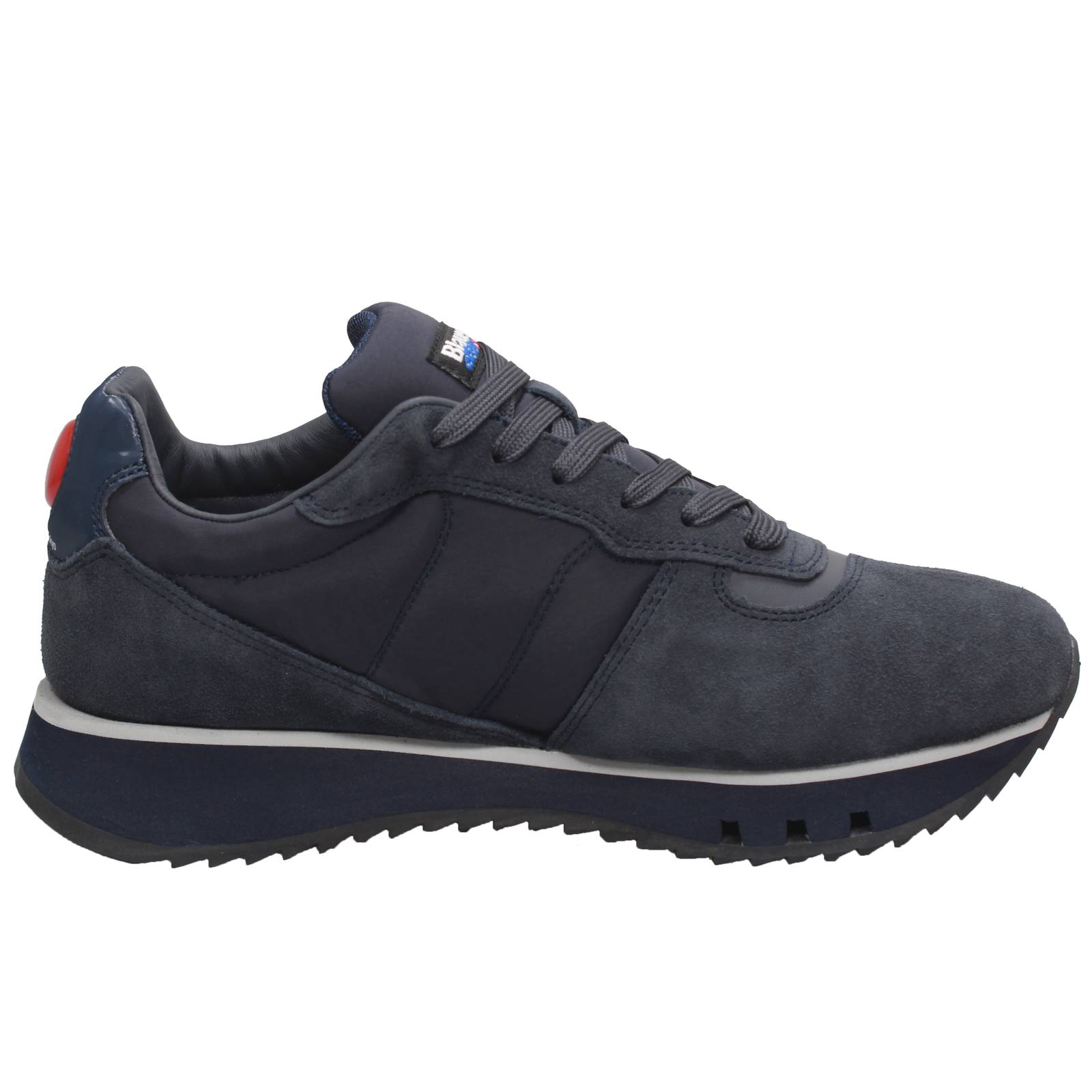 BLAUER Tokyo- Low Sneakers in Suede Man blue Photo 2