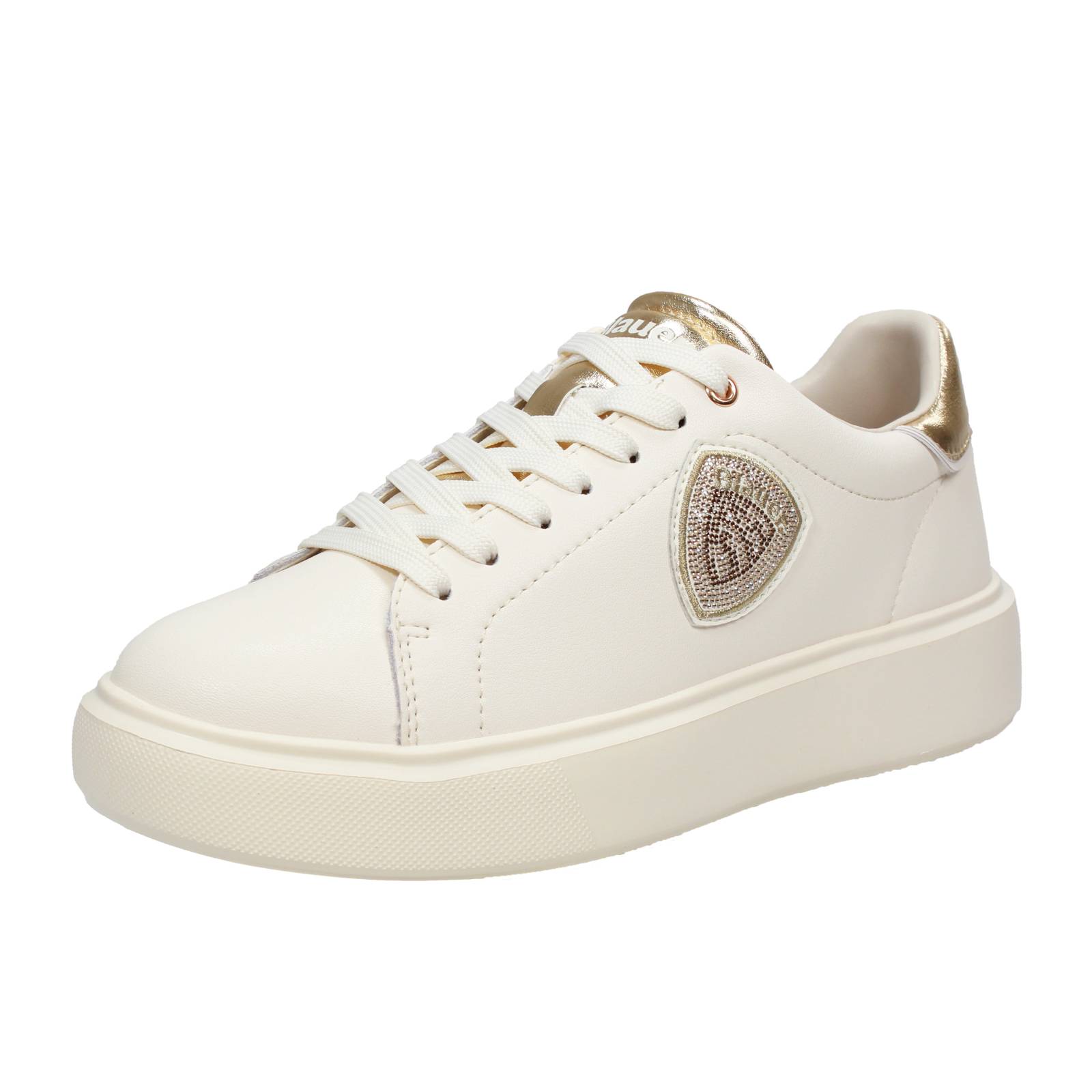 BLAUER Venus - Niedrige Sneakers aus Leder Damen beige