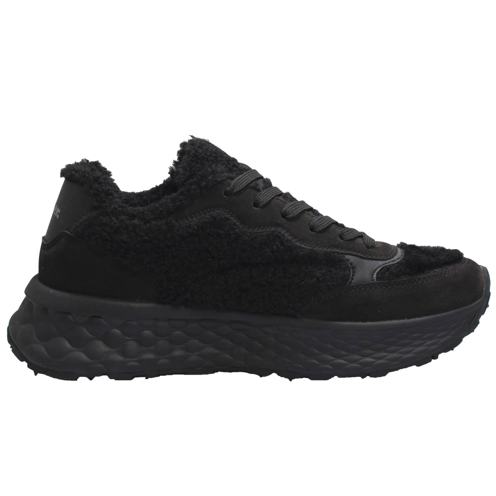 BLAUER Sneakers con platform in tessuto Donna nero Foto 2