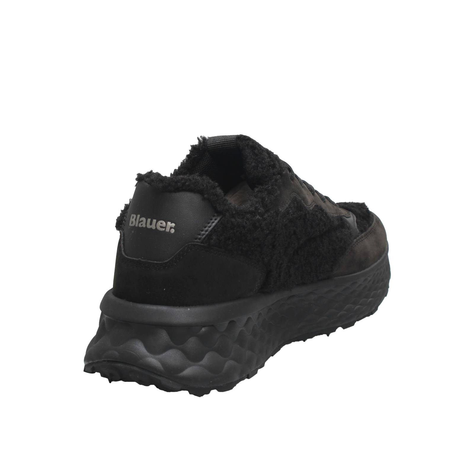 BLAUER Sneakers con platform in tessuto Donna nero Foto 4
