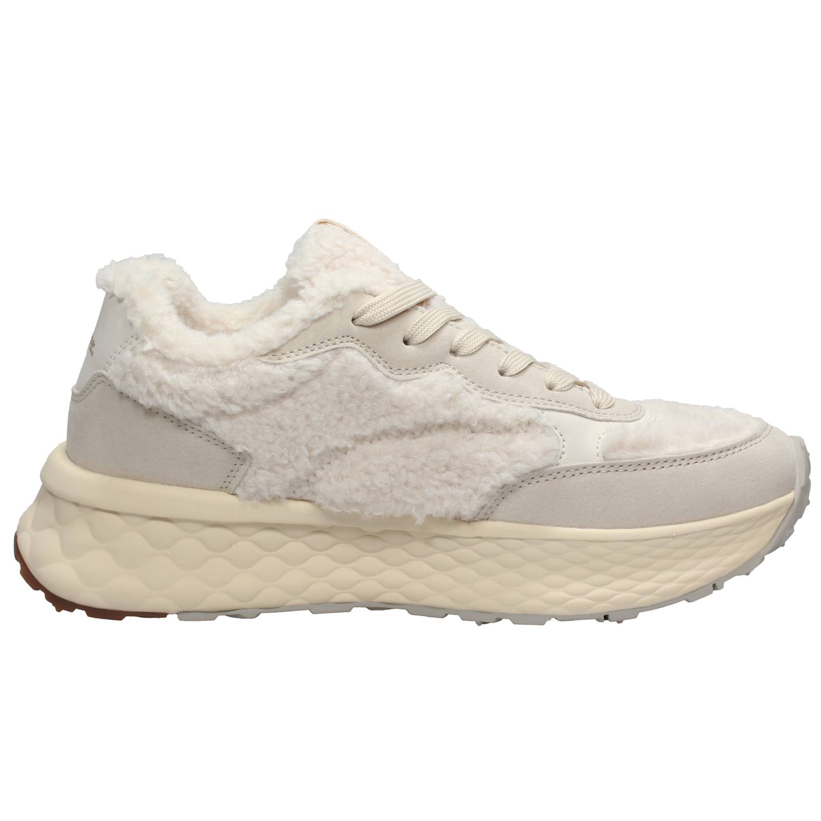 BLAUER Sneakers con platform in tessuto Donna beige Foto 2