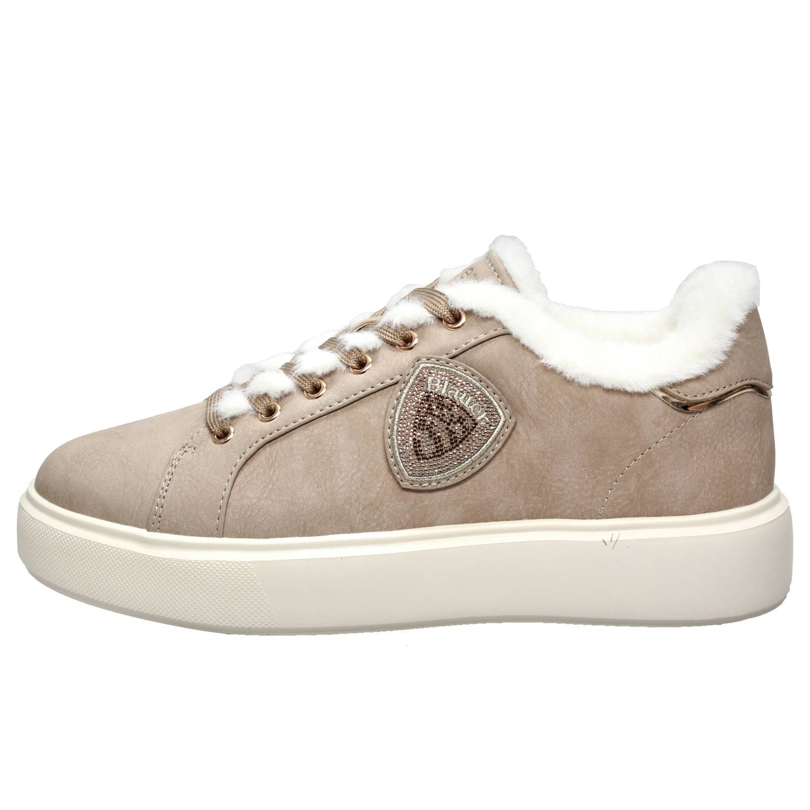BLAUER Venus - Sneakers platform Donna sabbia Foto 3
