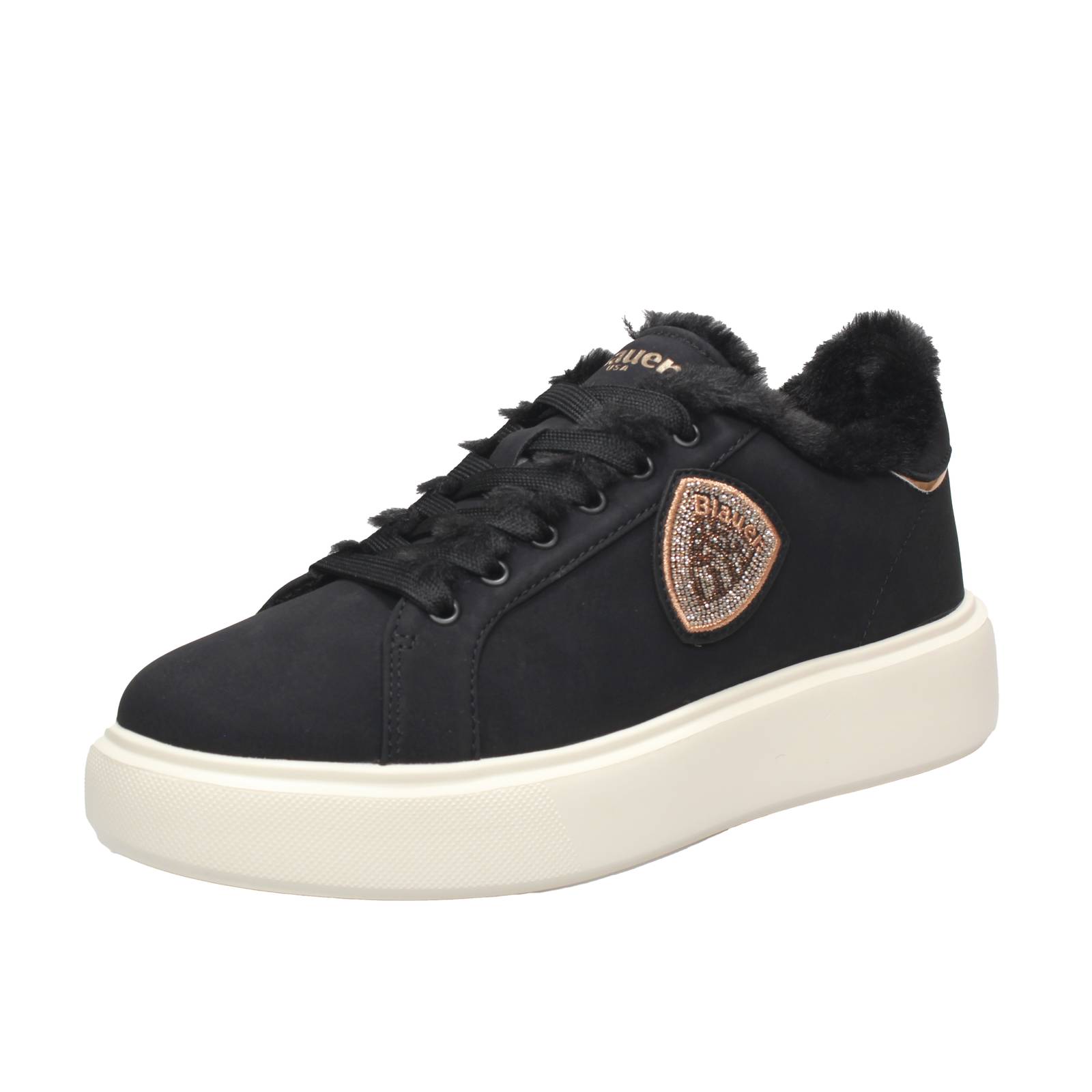 BLAUER Venus - Plateau-Sneakers Damen schwarz