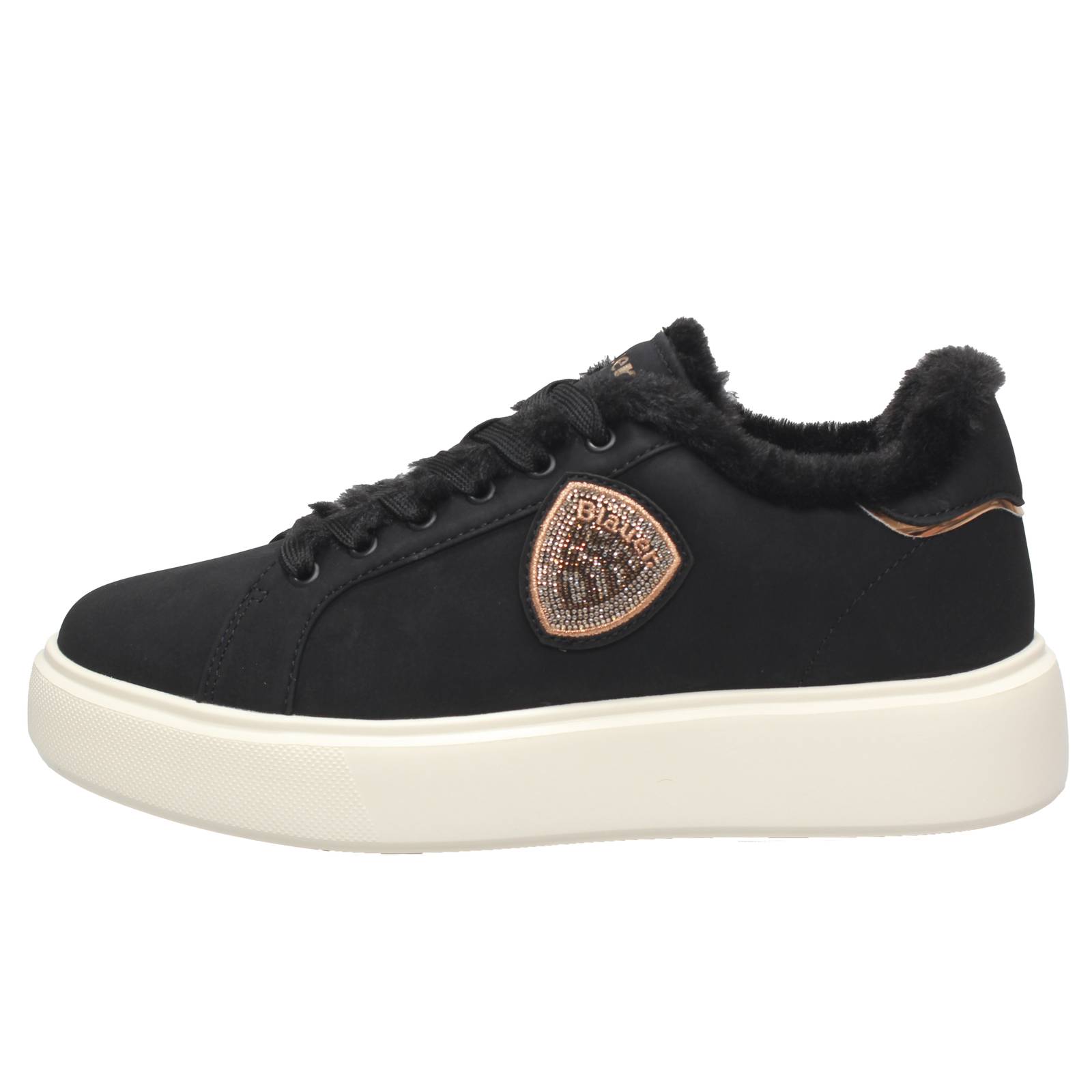 BLAUER Venus - Sneakers platform Donna nero Foto 3