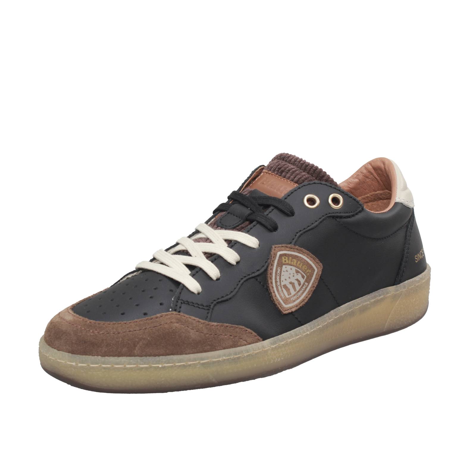 BLAUER Murray - Sneakers basses en cuir Homme noir