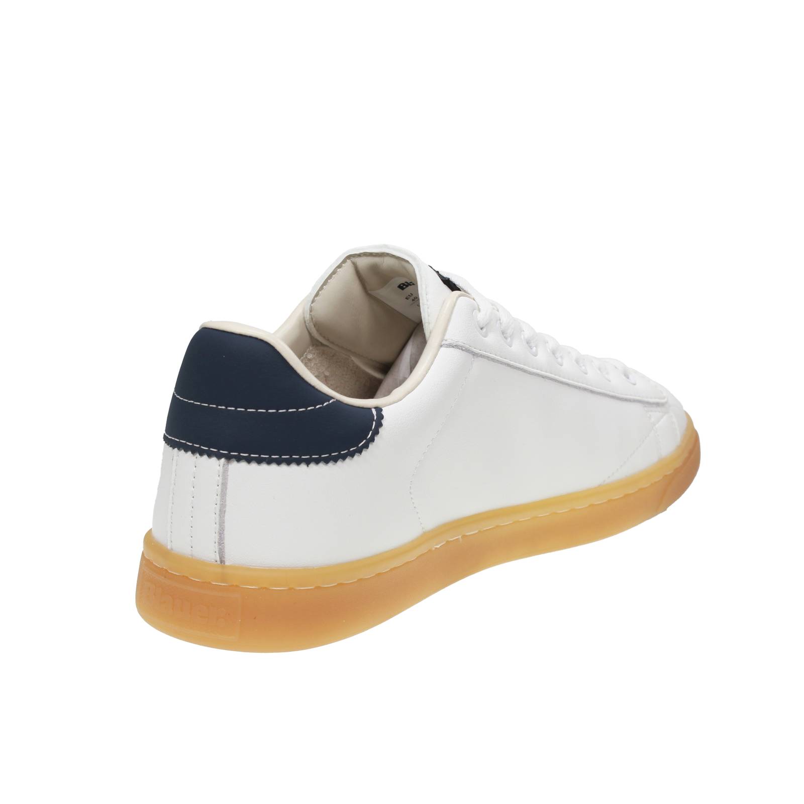 BLAUER Lowell - Low Leather Sneakers Man white Photo 4