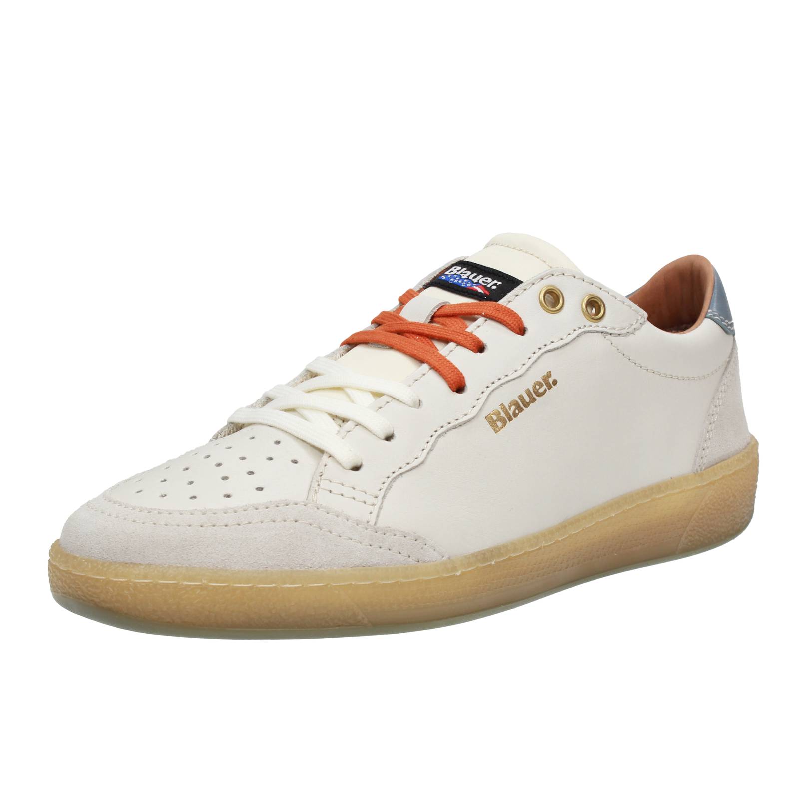 BLAUER Murray - Sneakers basses en cuir Homme blanc