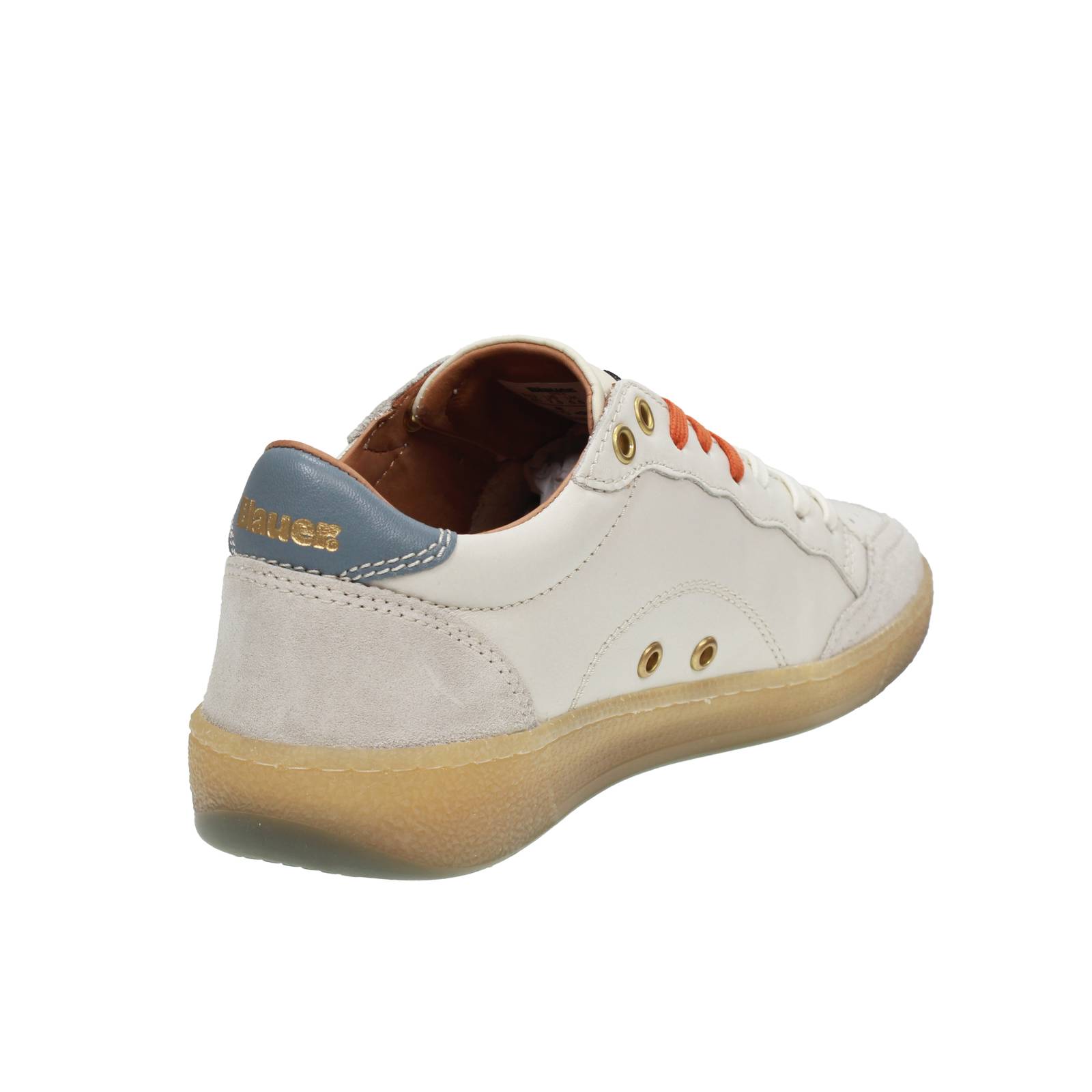 BLAUER Murray - Niedrige Sneakers aus Leder Herren weiß Foto 4
