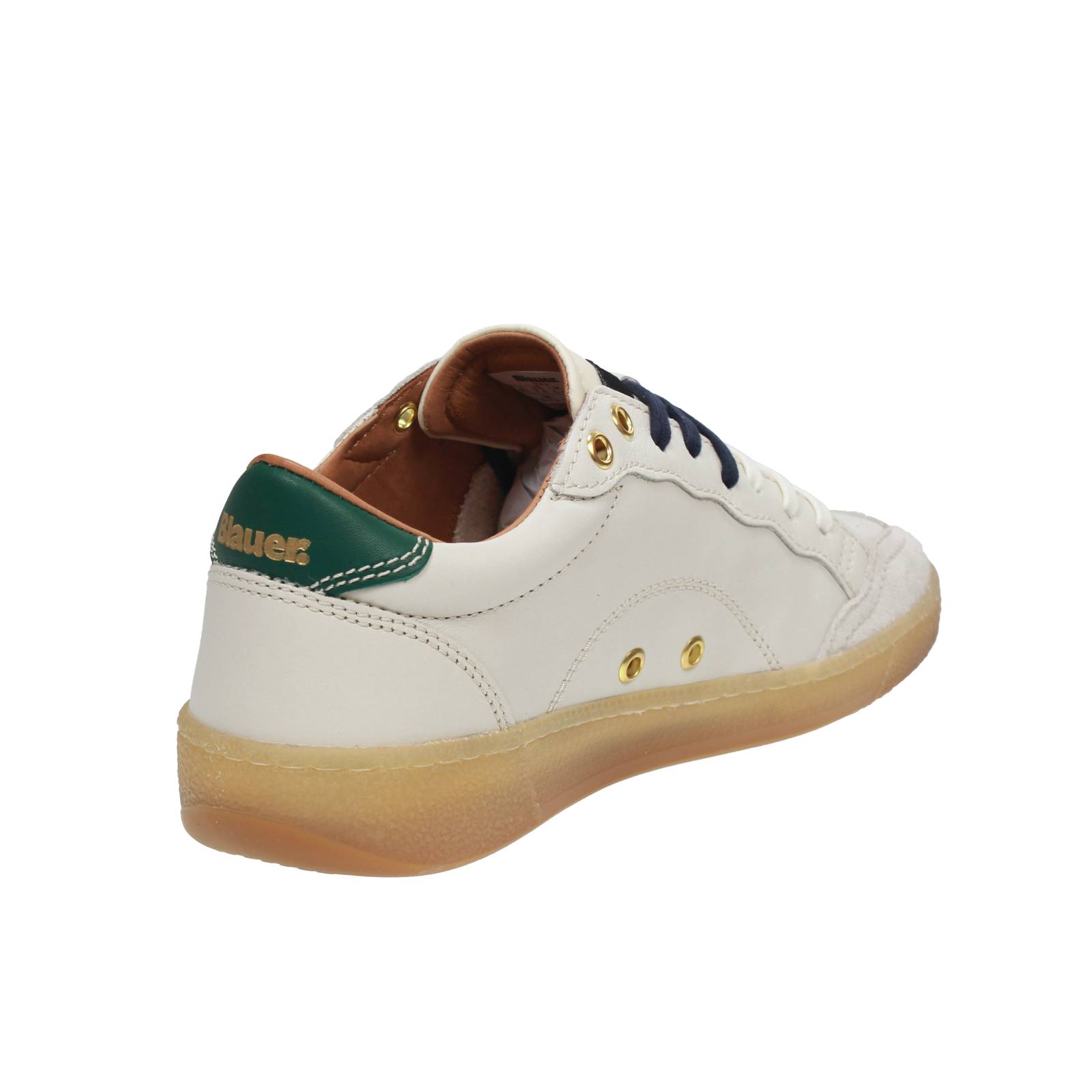 BLAUER Murray - Niedrige Sneakers aus Leder Herren weiß Foto 4