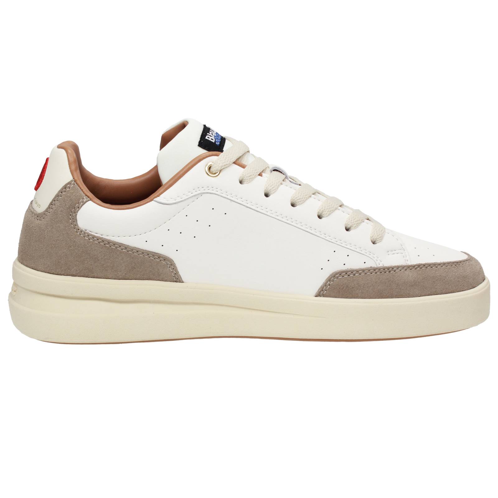 BLAUER Kyoto - Low Leather Sneakers Man beige Photo 2