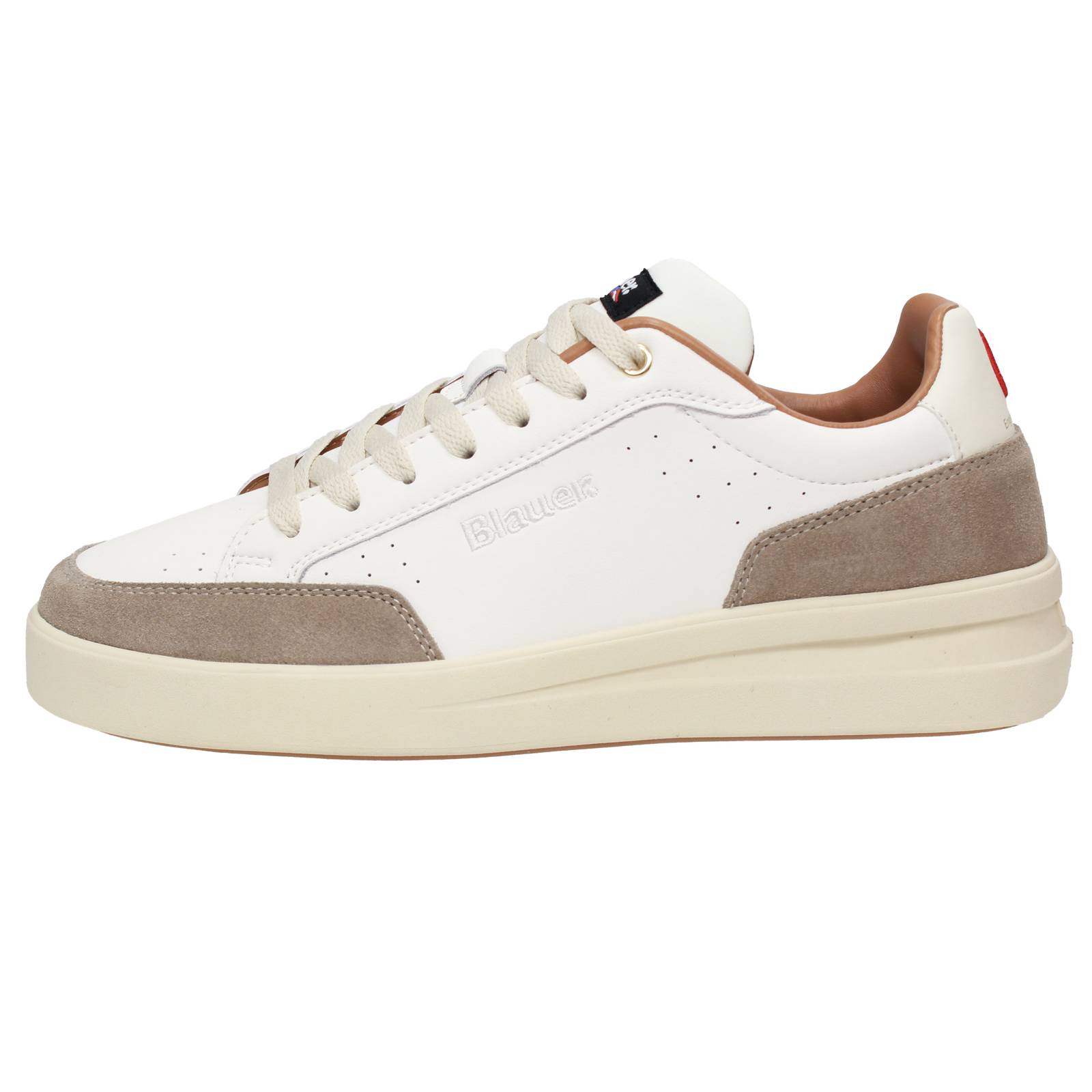 BLAUER Kyoto - Low Leather Sneakers Man beige Photo 3