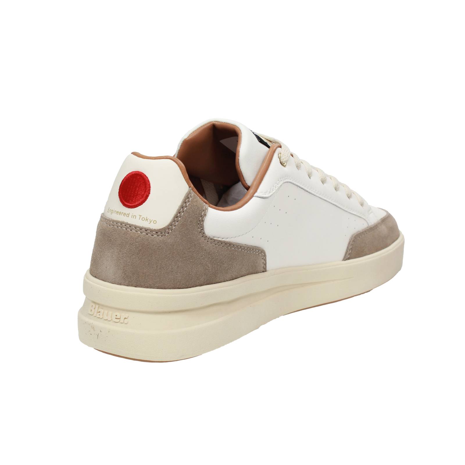 BLAUER Kyoto - Low Leather Sneakers Man beige Photo 4