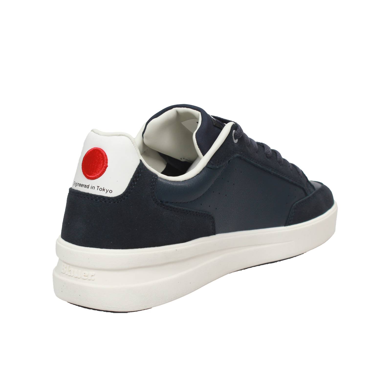 BLAUER Kyoto - Low Leather Sneakers Man blue Photo 4