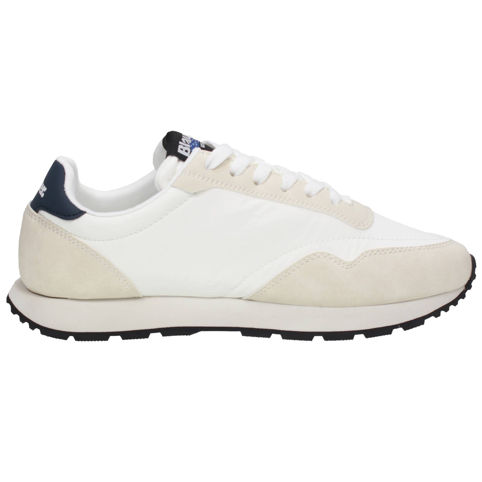 BLAUER Falcon - Low-top fabric sneakers Man white Photo 2
