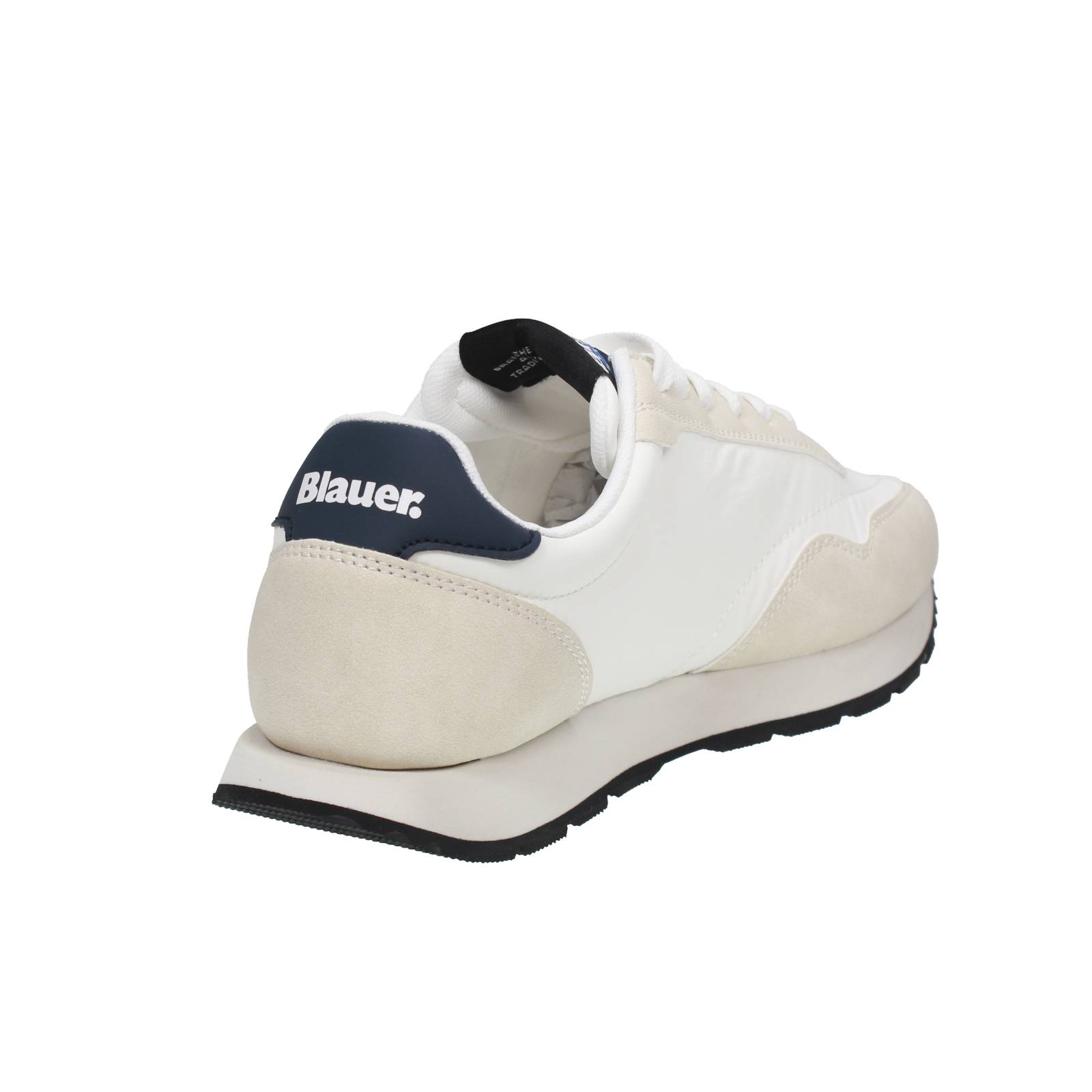 BLAUER Falcon - Low-top fabric sneakers Man white Photo 4