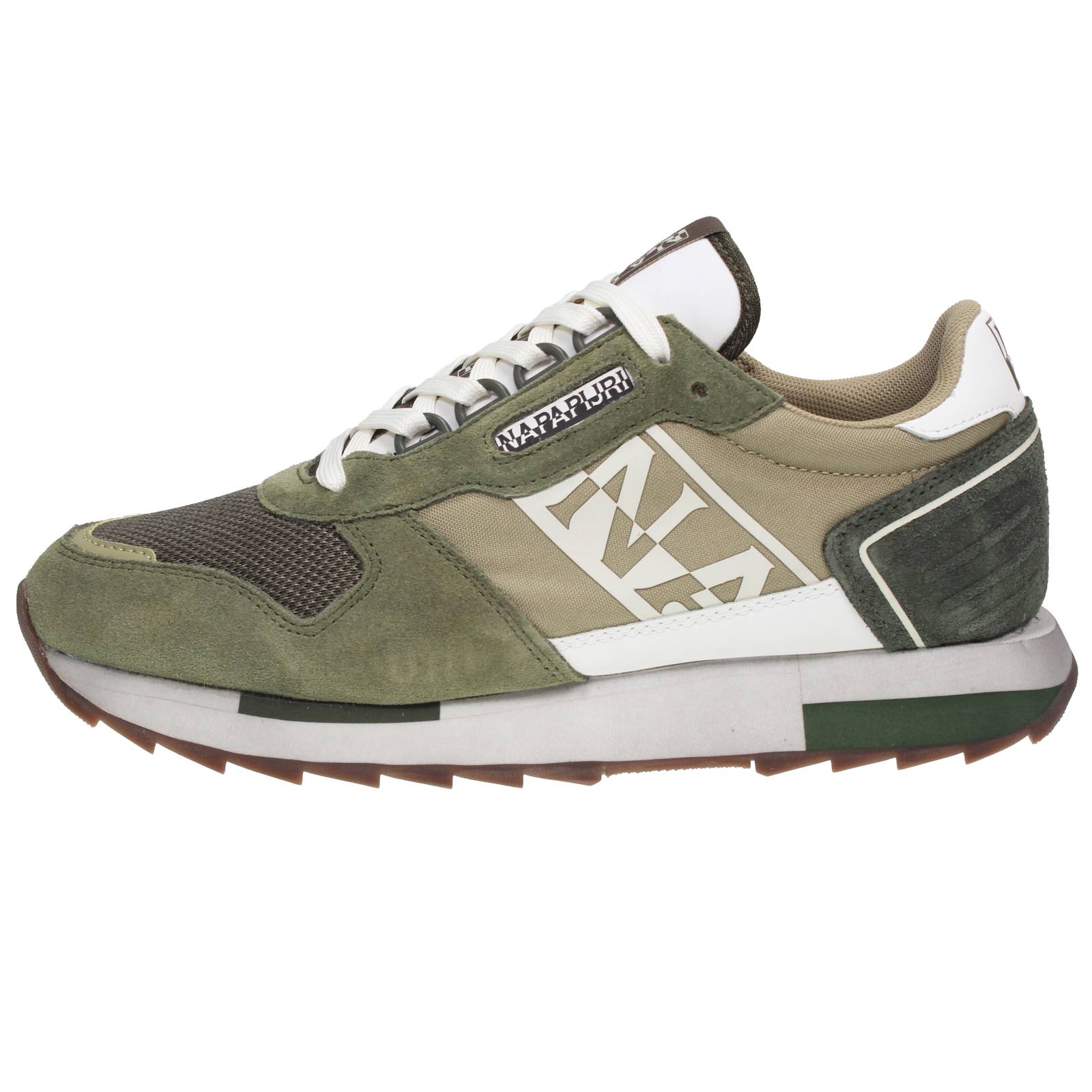 NAPAPIJRI Virtus 02 - Low Sneakers in Suede Man green Photo 3