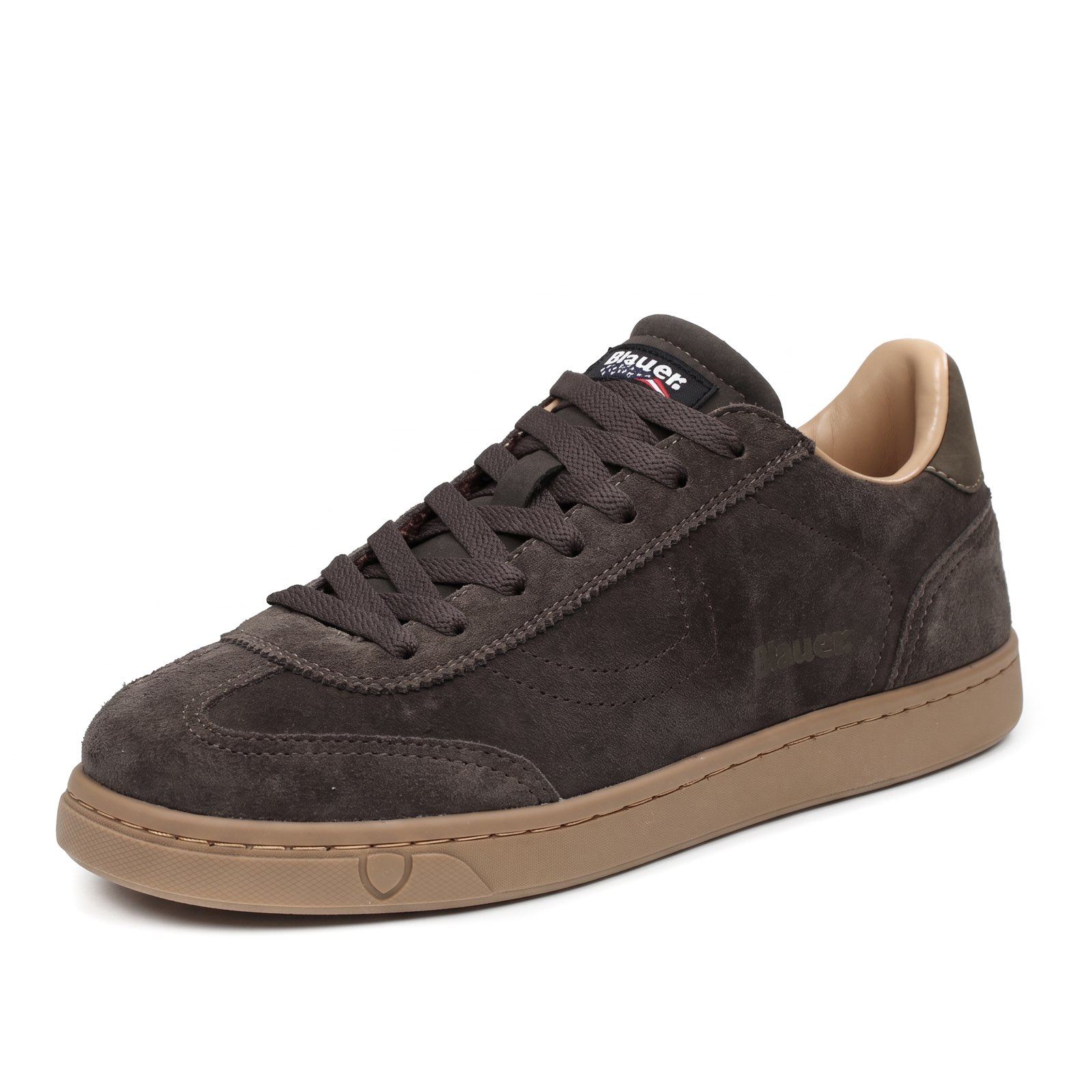 BLAUER Lowell – Niedrige Sneakers aus Wildleder Herren braun