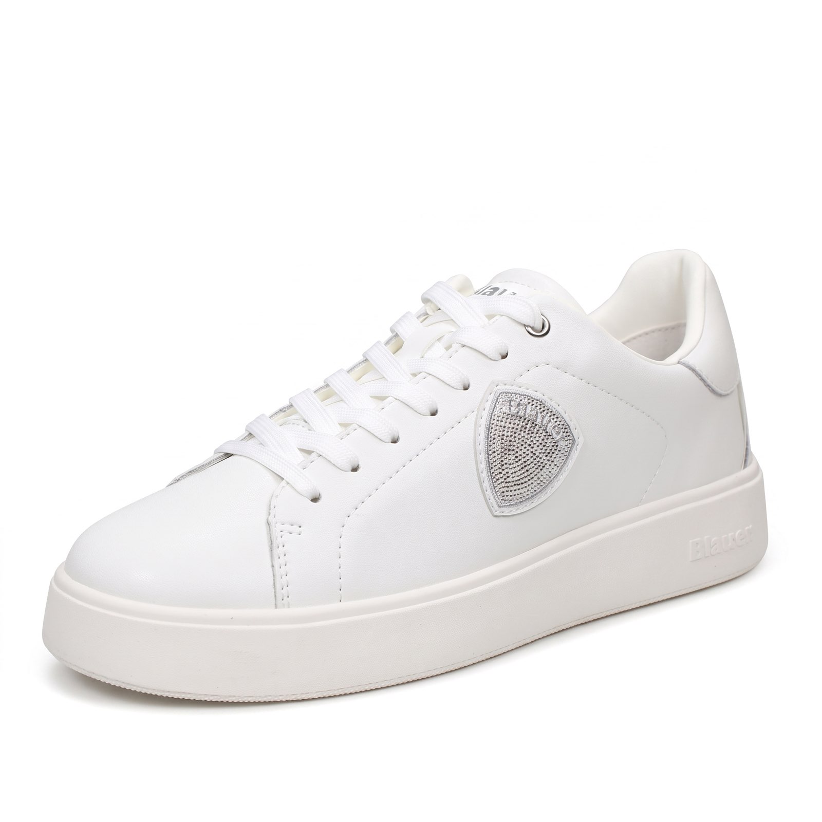 BLAUER Victory – Sneakers aus Leder Damen weiß