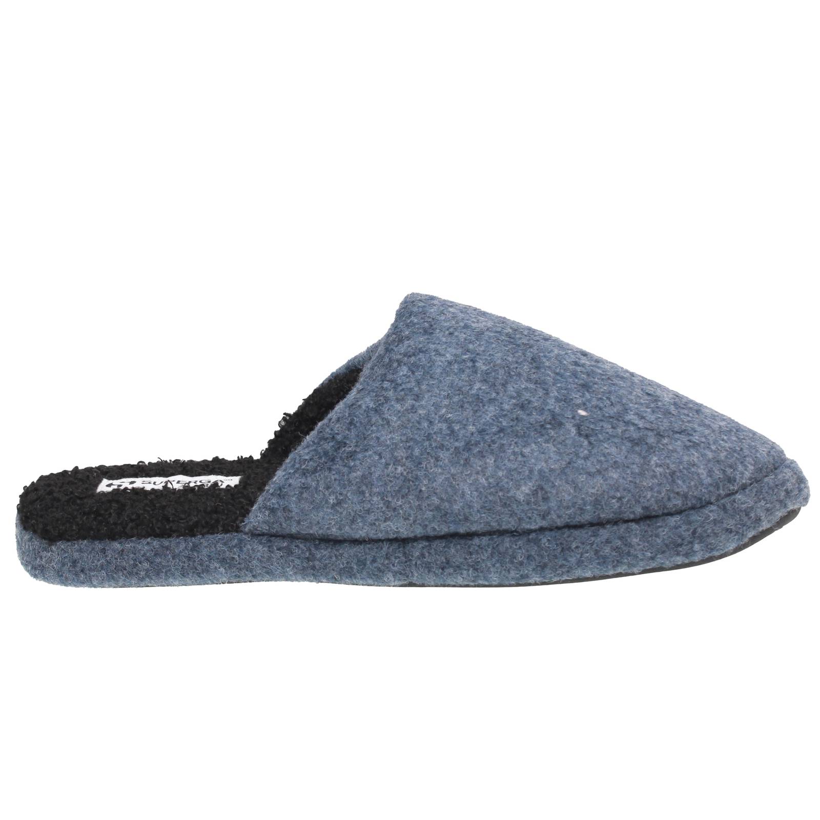 SUPERGA Hausschuhe aus Stoff Herren blau Foto 2