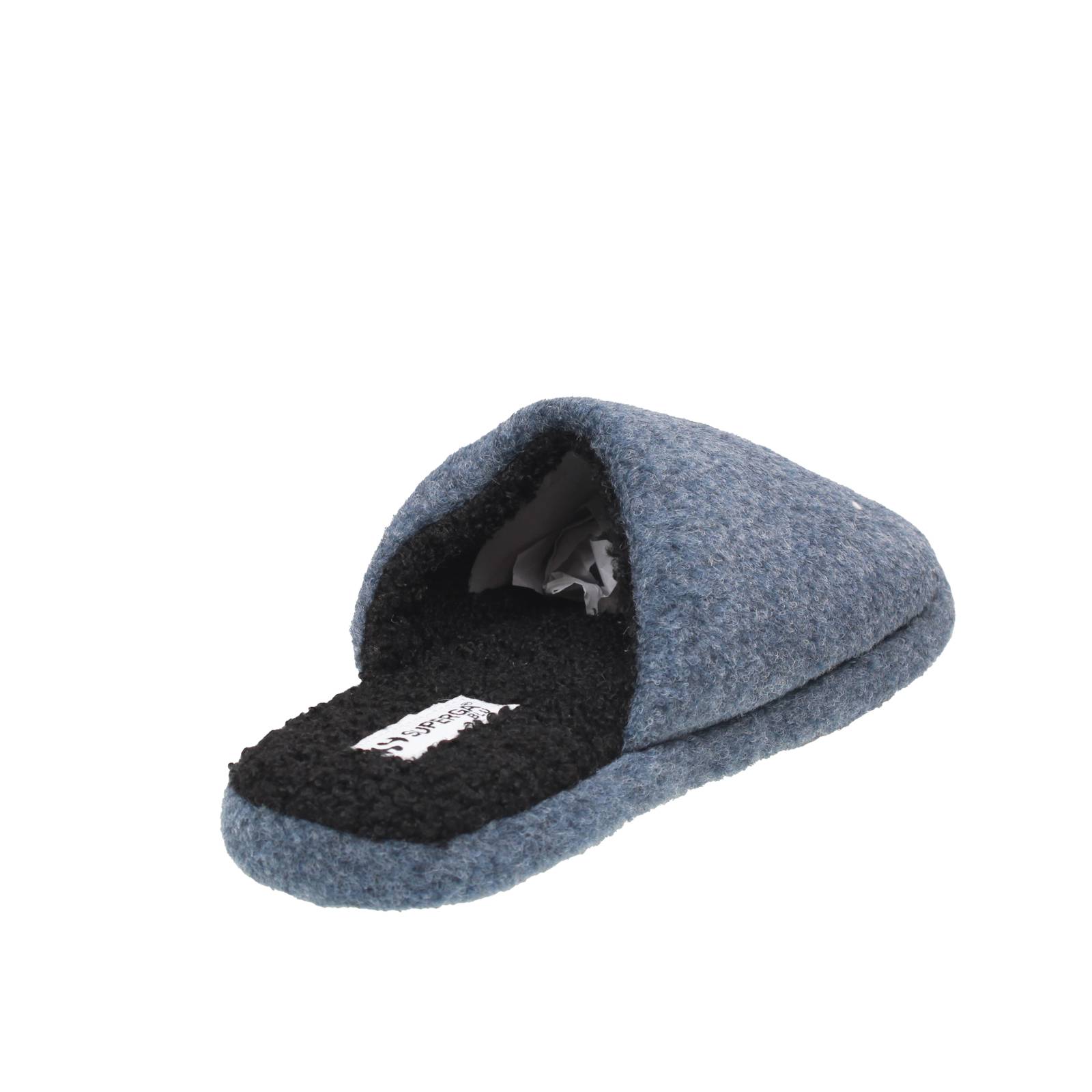 SUPERGA Hausschuhe aus Stoff Herren blau Foto 4
