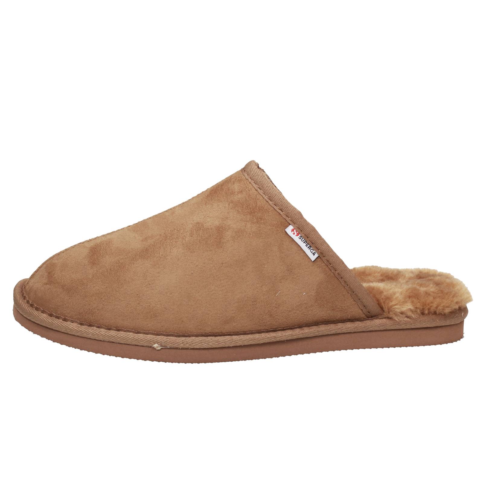 SUPERGA Warme Textilpantoffeln Herren sandfarben Foto 3