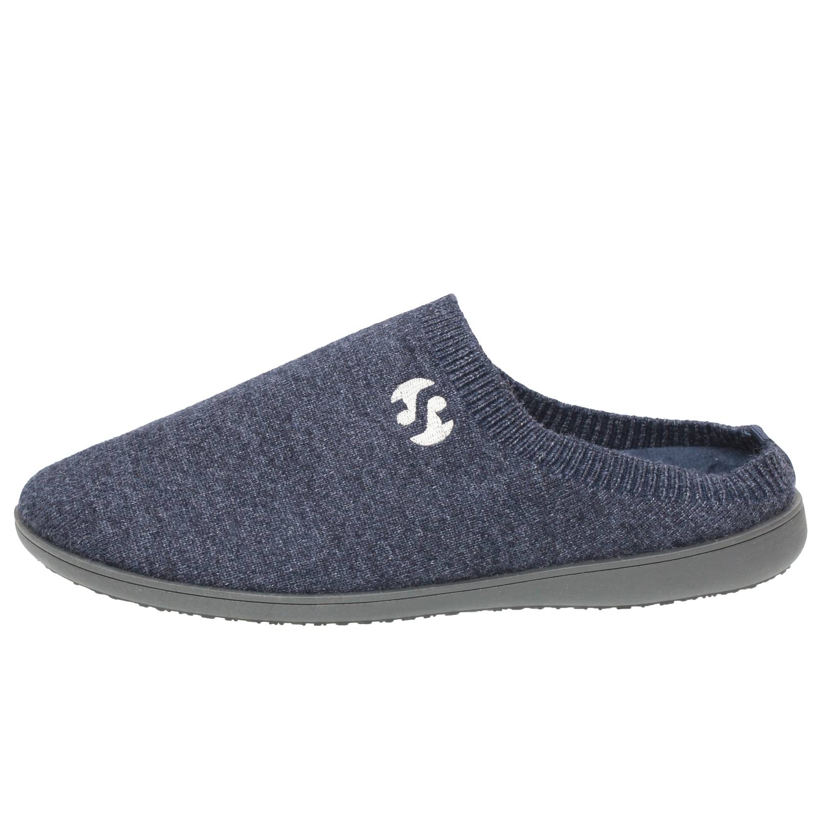SUPERGA Warme Textilpantoffeln Herren blau Foto 3