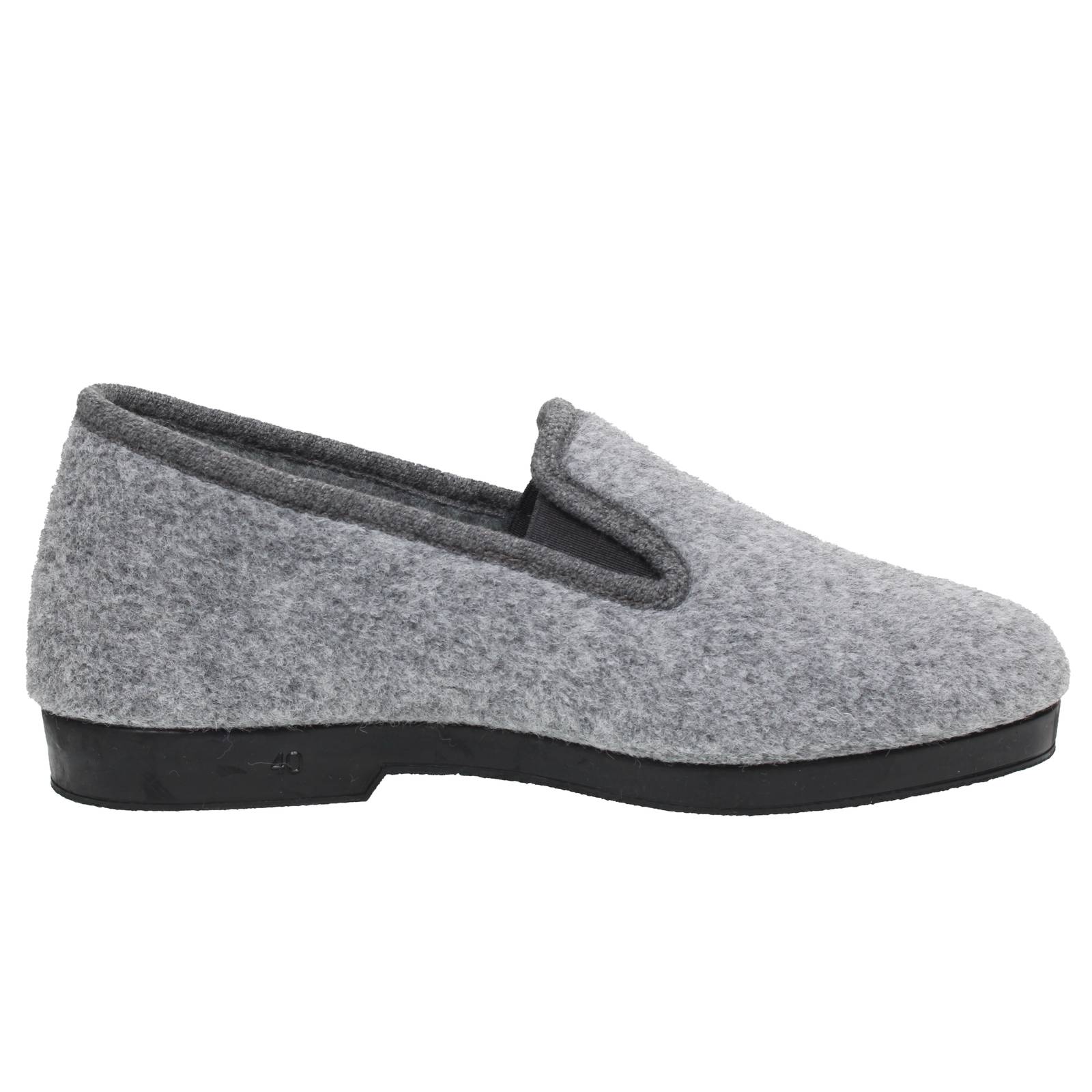 SUPERGA Warme Textilpantoffeln Herren grau Foto 2
