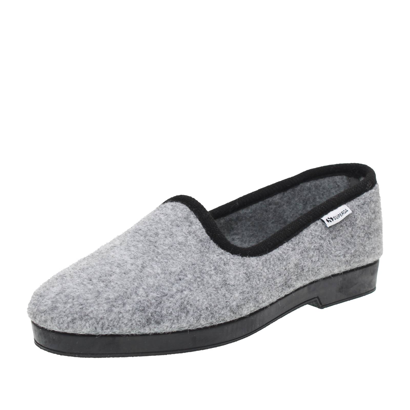 Superga Stoff Hausschuhe grau - Damen Schuhe Hausschuhe Pantoffeln 6590₽