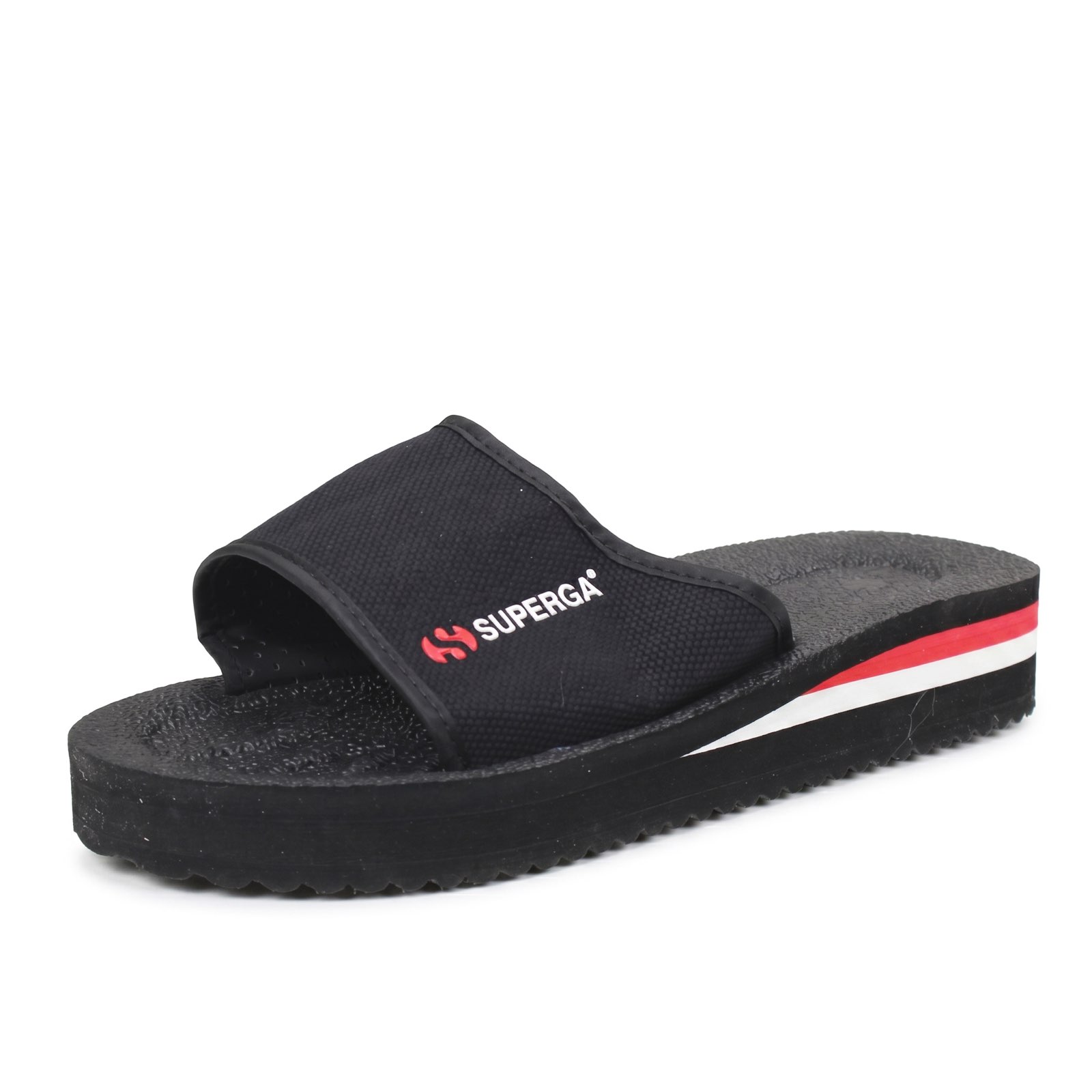SUPERGA  Chaussons à bandeau Homme noir