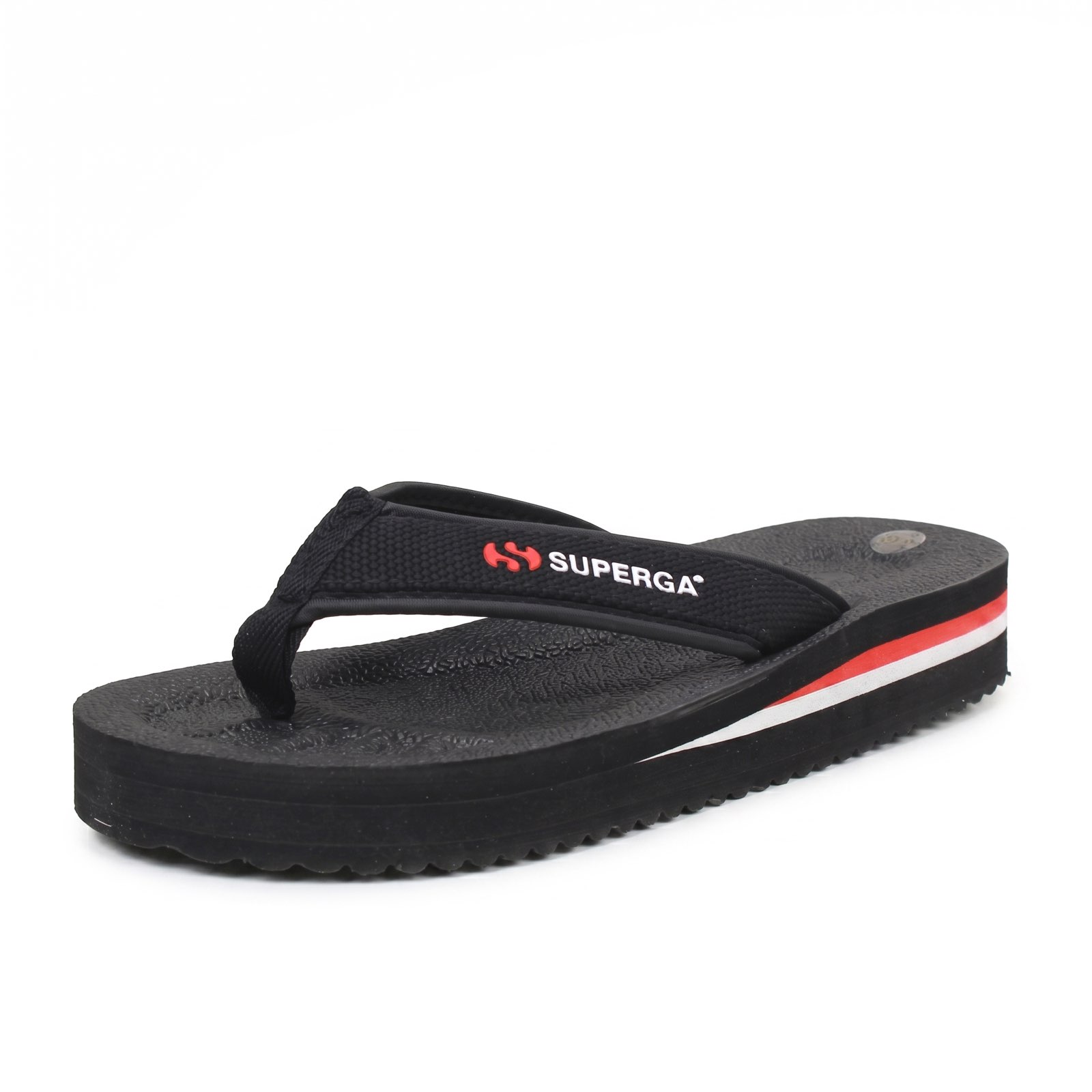 SUPERGA  Tongs Homme noir