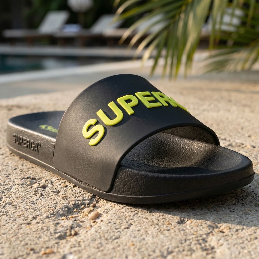 SUPERGA Chaussons à bandeau Homme noir Photo 5