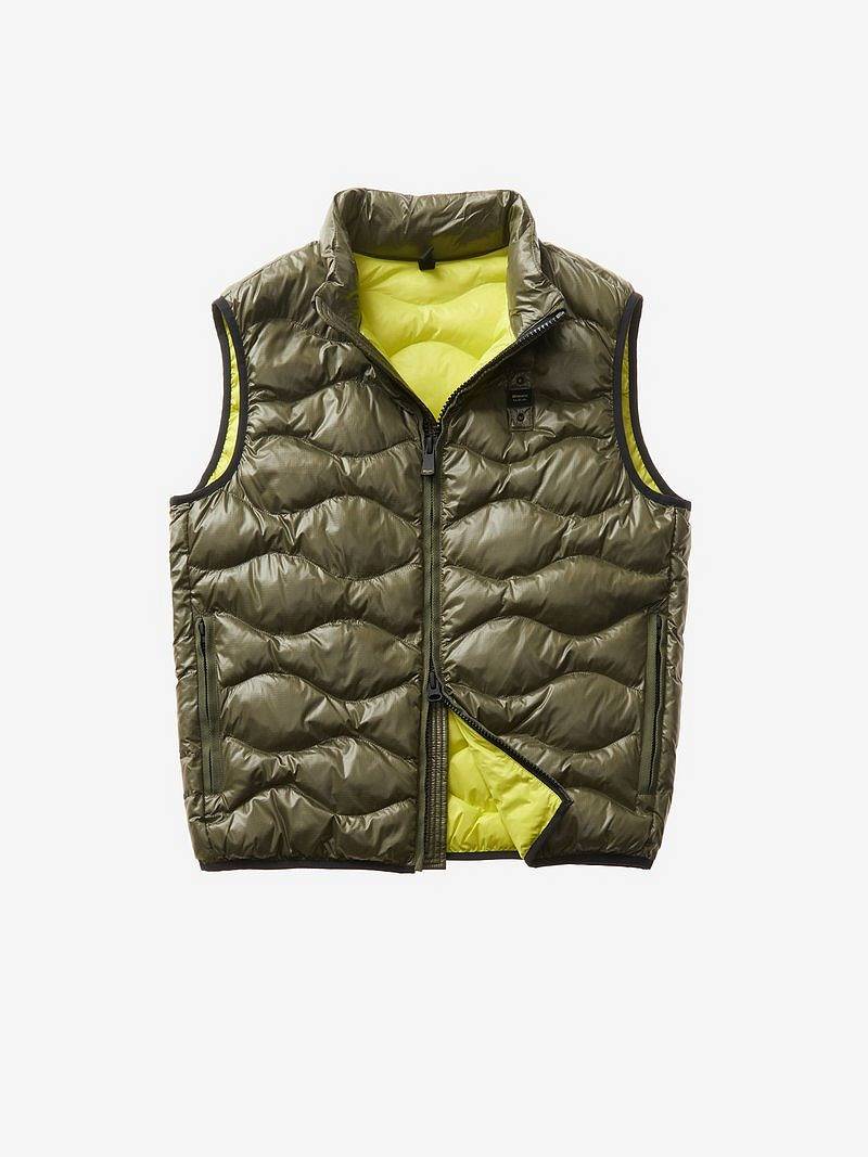 Blauer Smanicato Piumino Blauer Uomo Giallo Piumino Smanicato