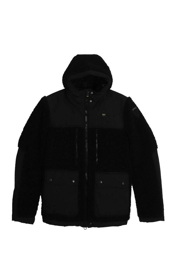 BLAUER Wilcock Jacke Mütze Herren schwarz