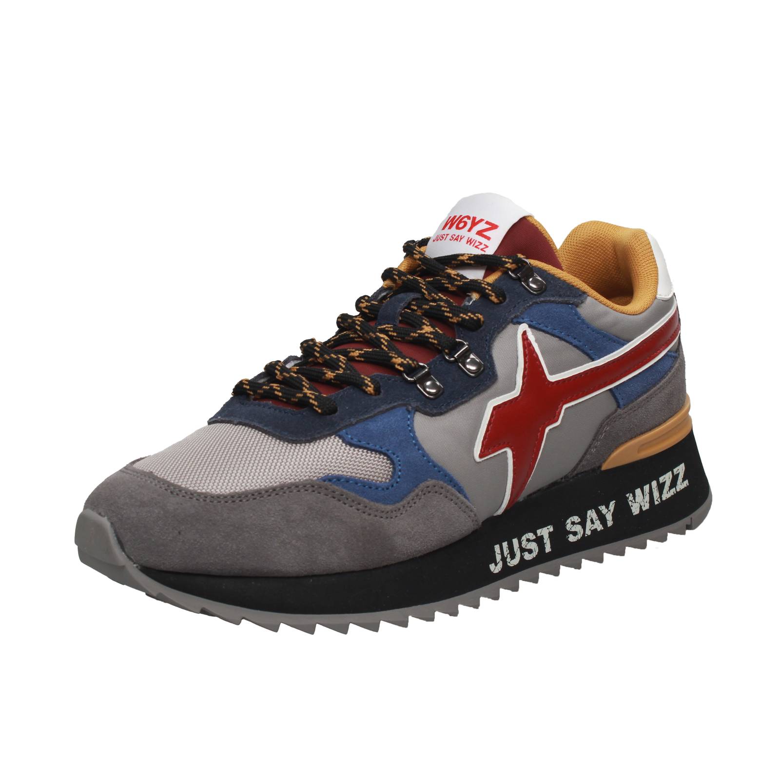 W6yz Wizz Yak - Graue Wildleder Sneaker - Herren Schuhe Sneaker Freizeit 28390₽