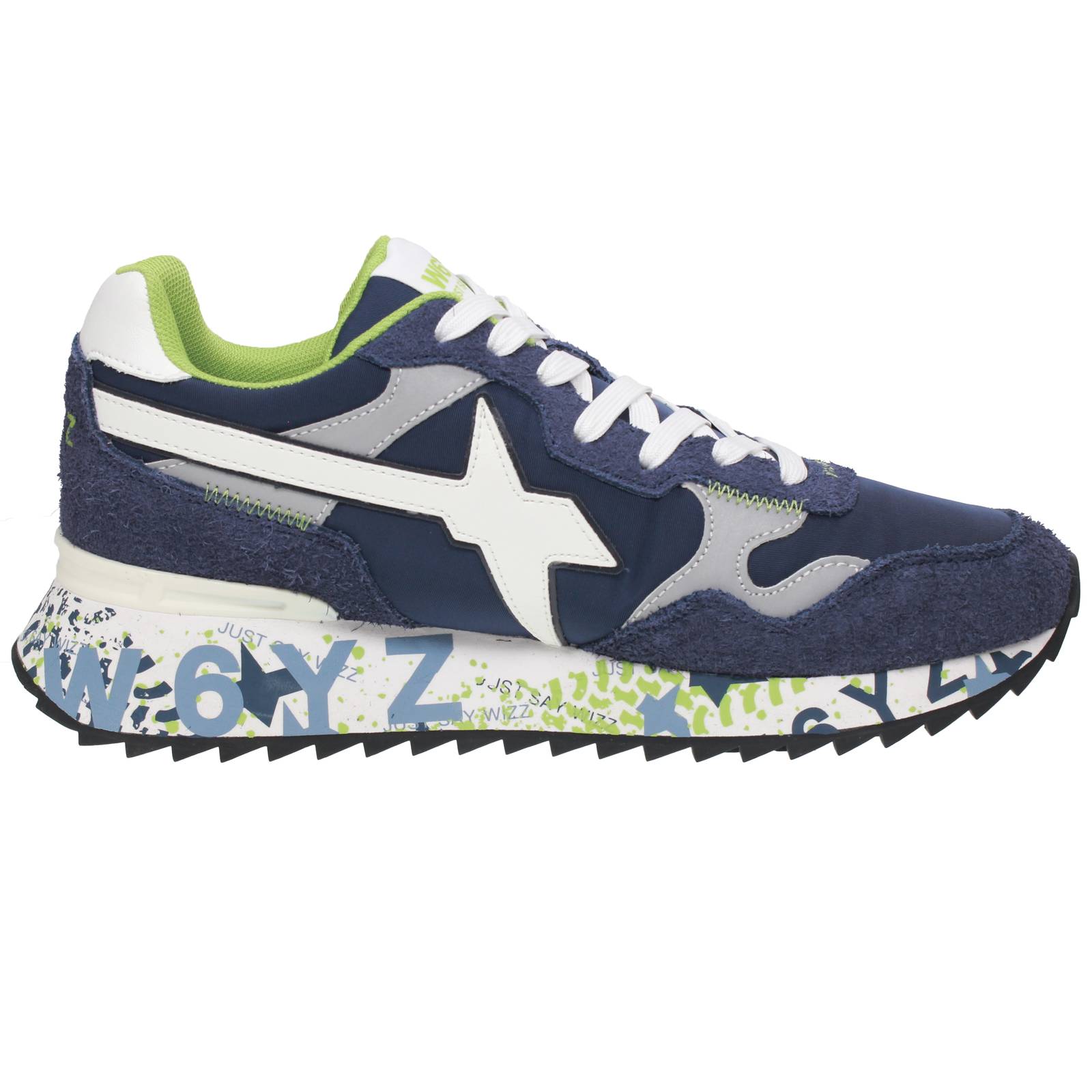 W6YZ Wizz Yak - Sneakers en daim Homme bleu Photo 2