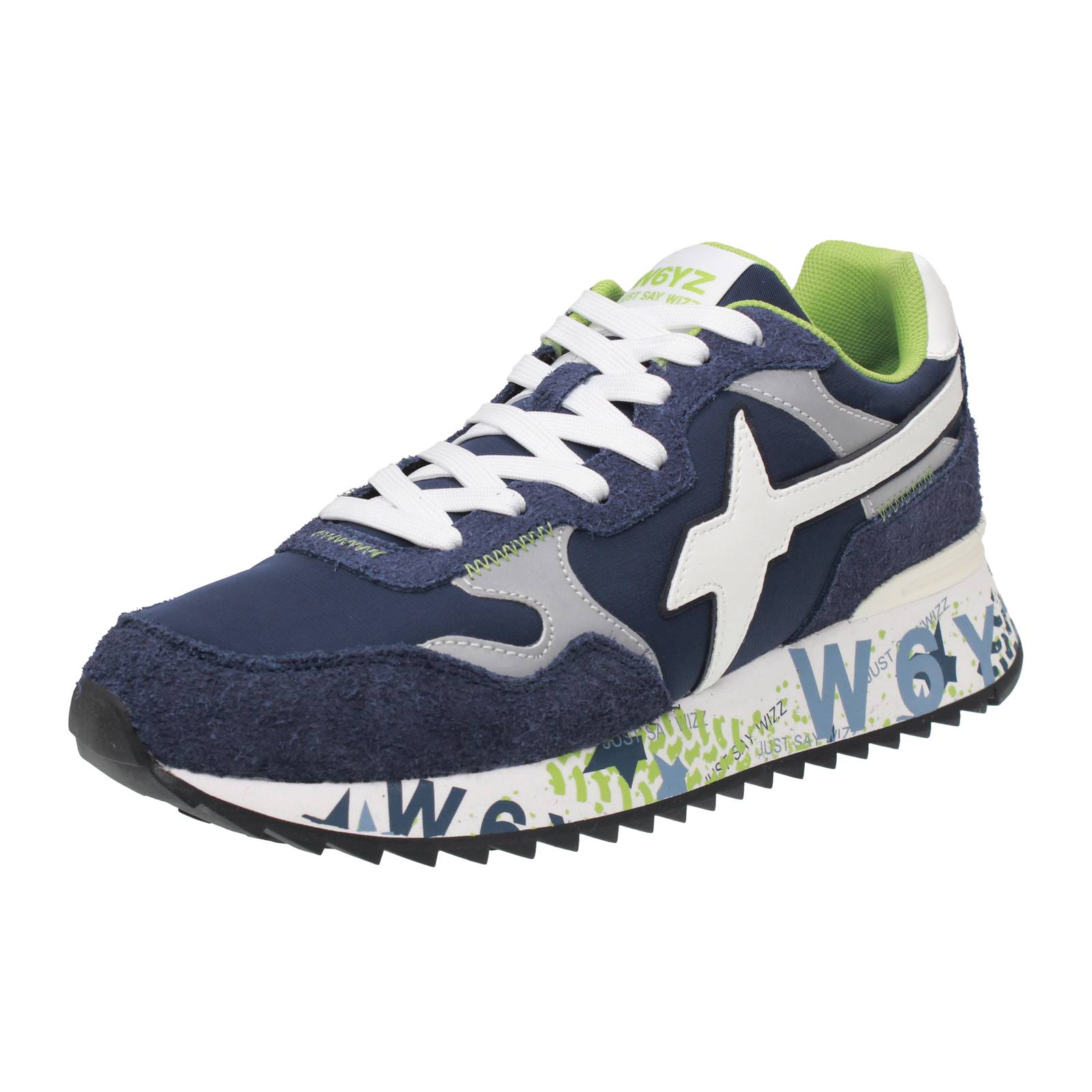 W6YZ Wizz Yak - Sneakers en daim Homme bleu